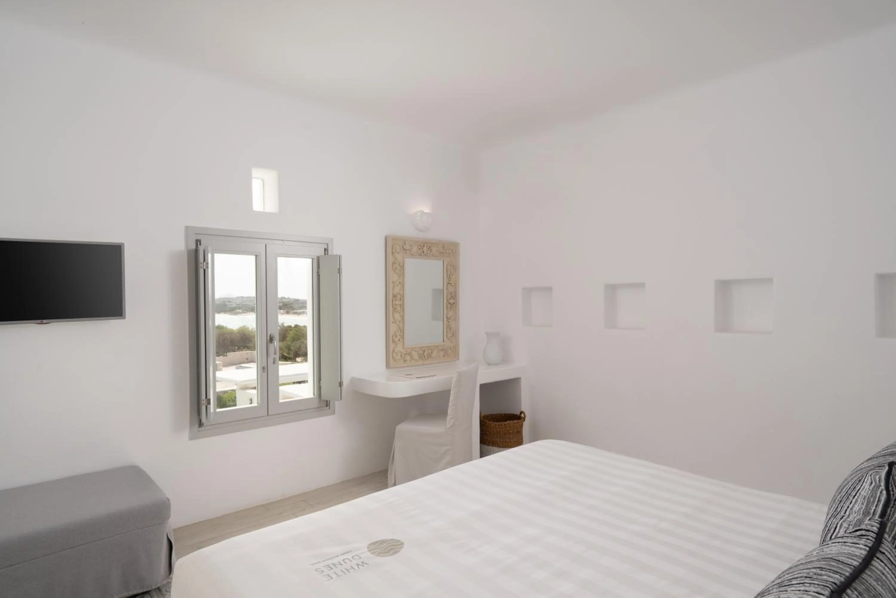 Bedroom, Bed in White Dunes Luxury Boutique Hotel