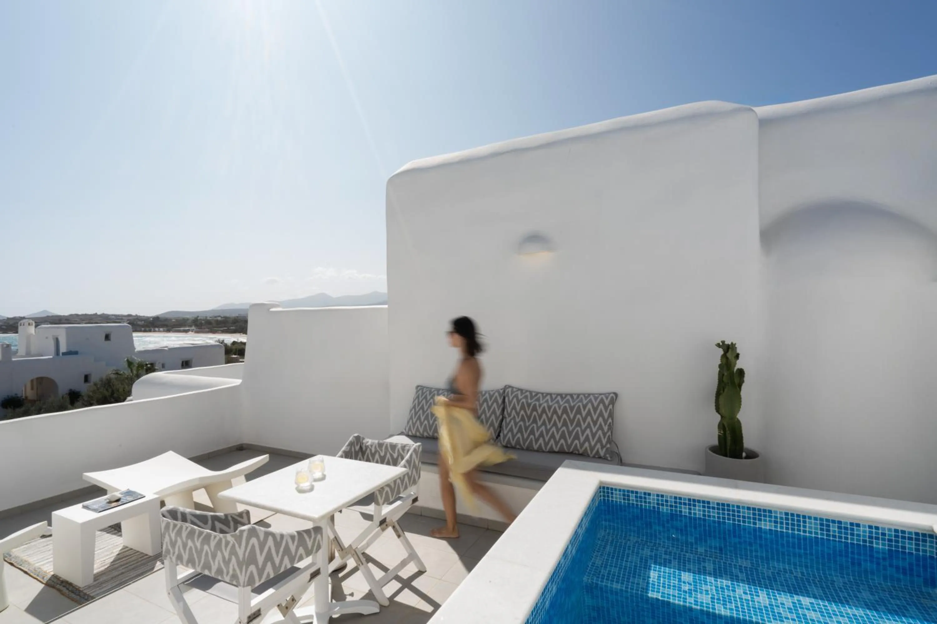 Balcony/Terrace in White Dunes Luxury Boutique Hotel