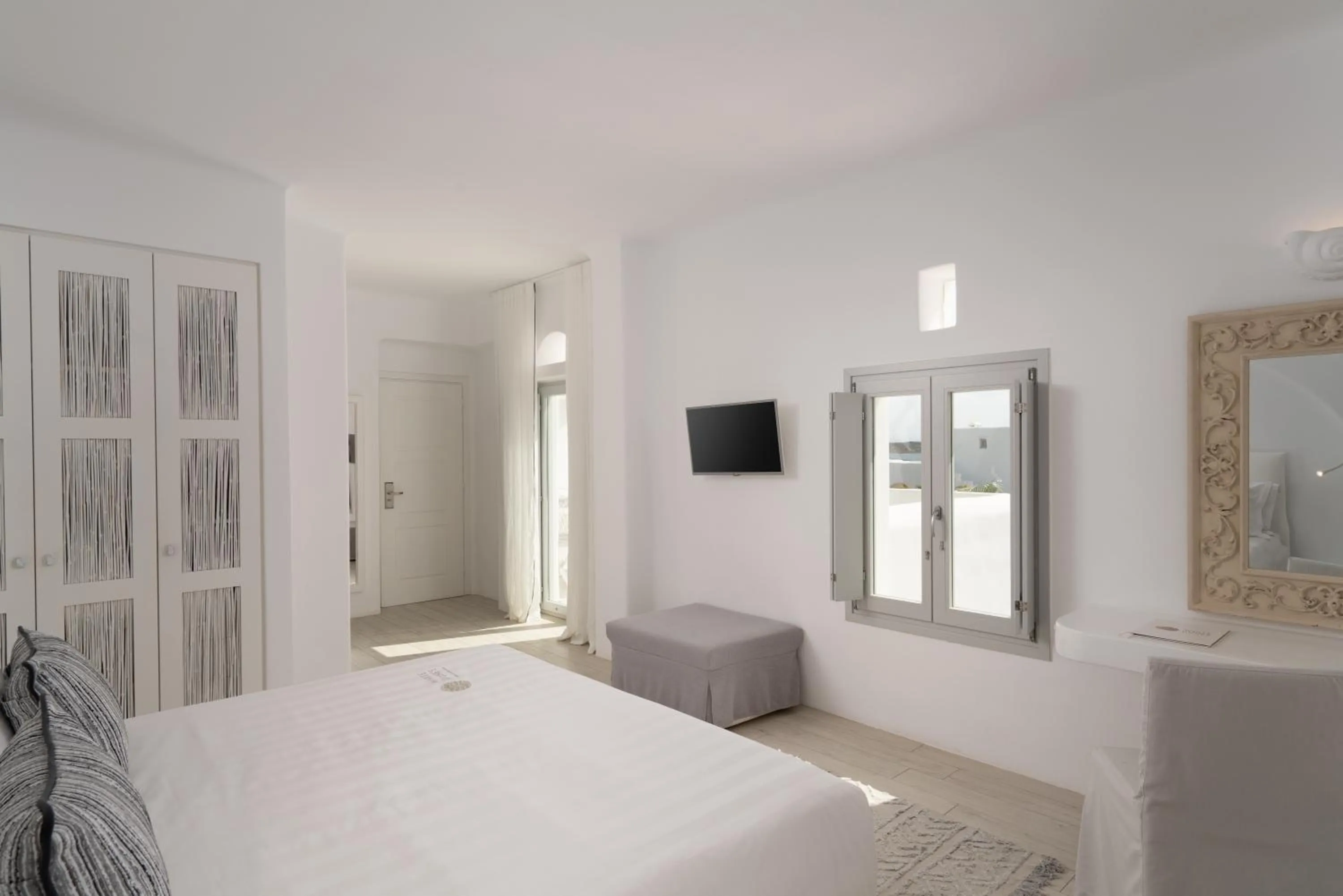 Bedroom, Bed in White Dunes Luxury Boutique Hotel