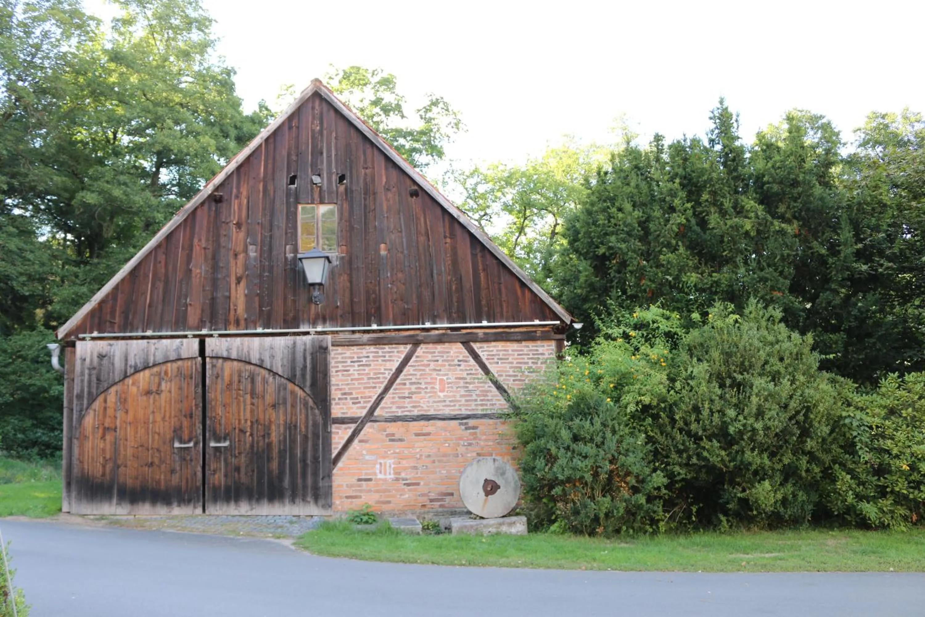 Garden view in Landhotel Kahrmühle