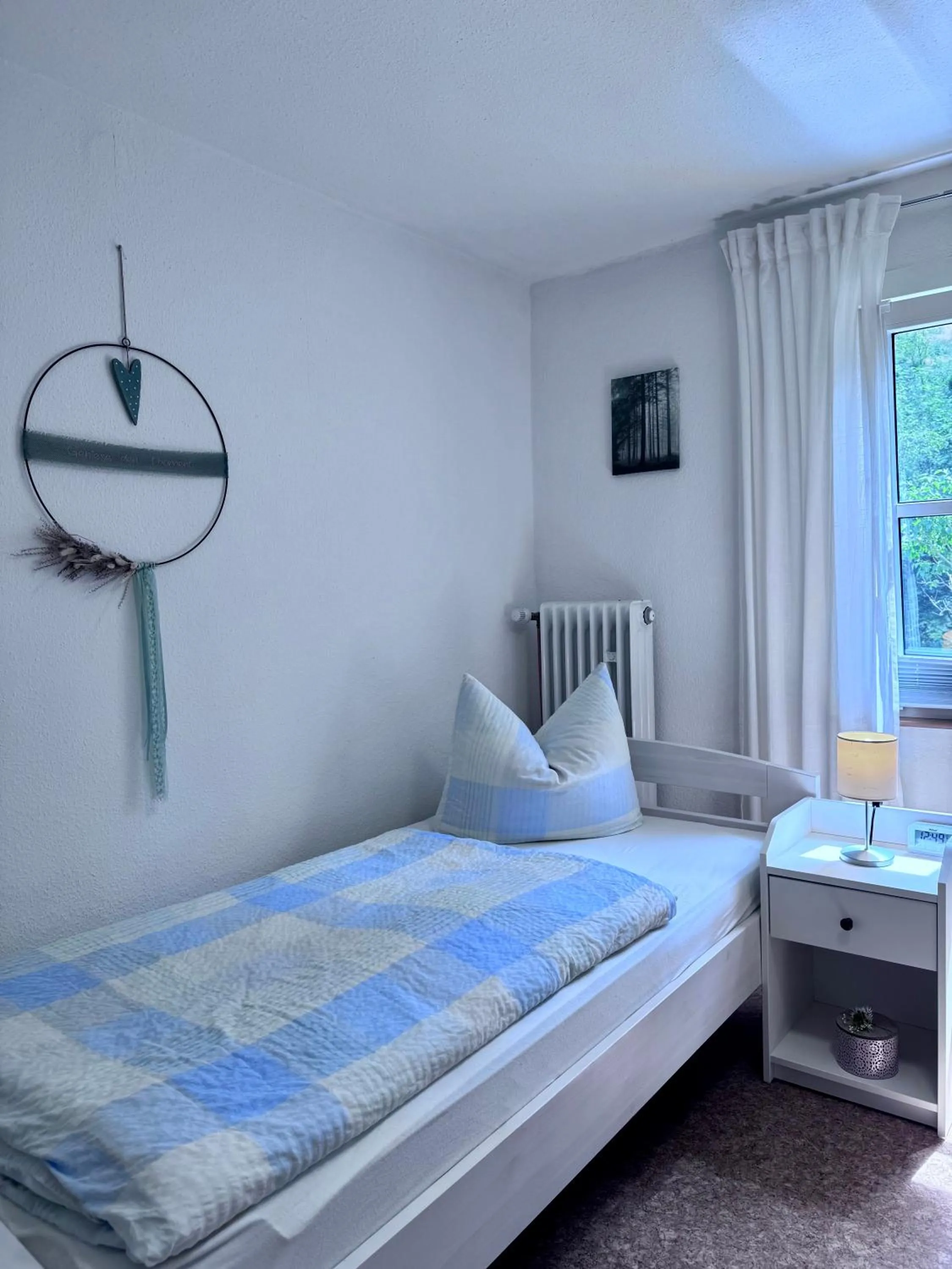 Bed in Landferienwohnung Simon