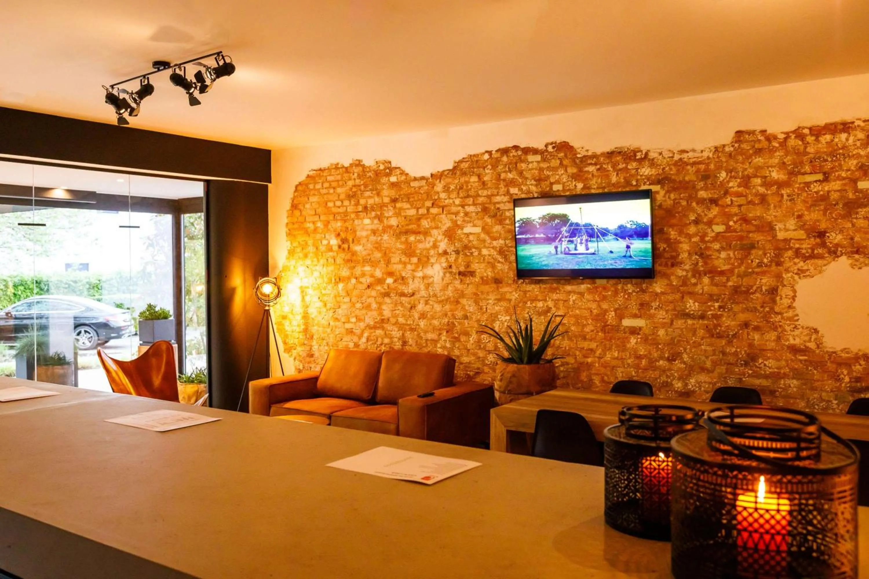 Lounge or bar in B-INN Lier