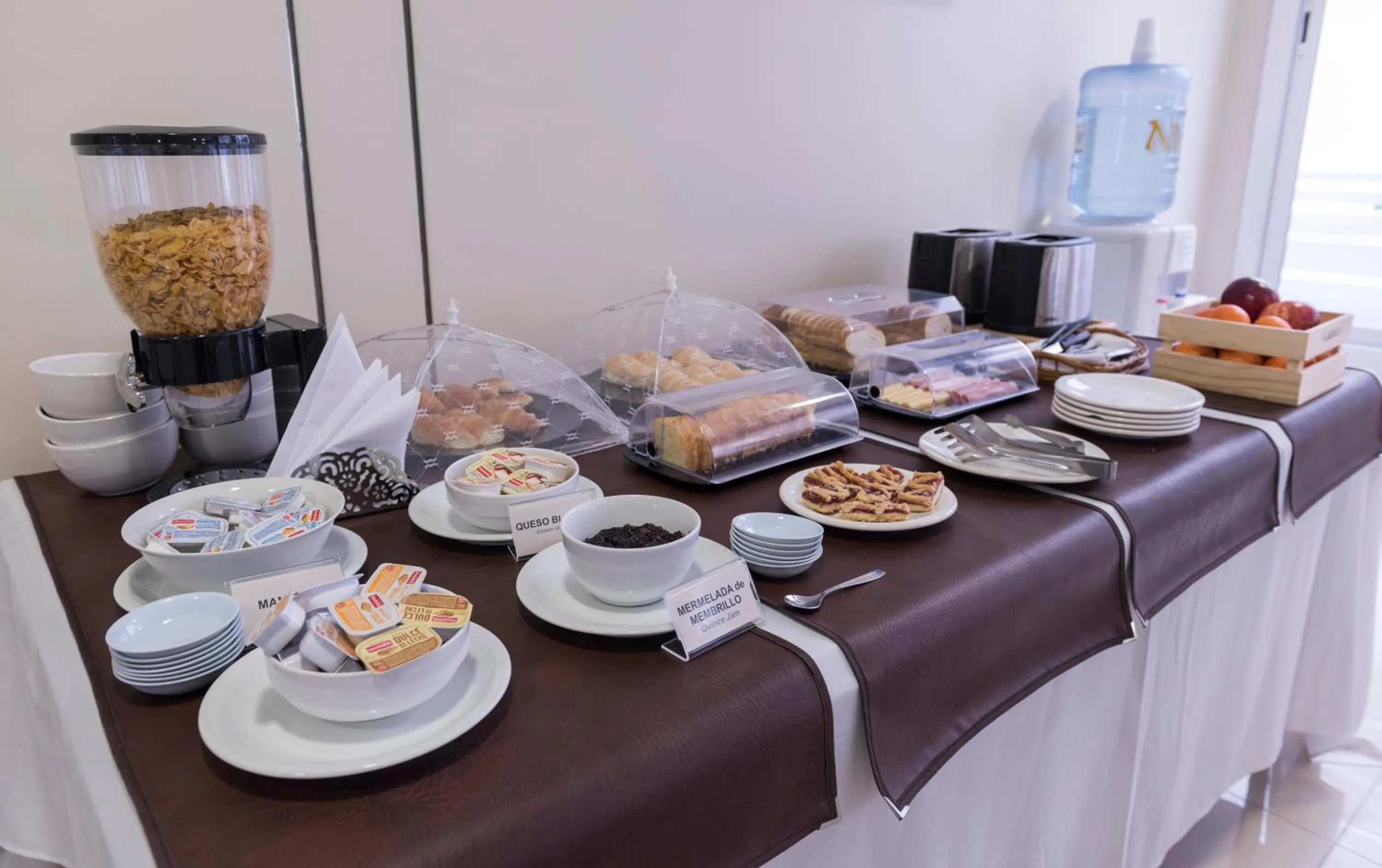 American breakfast in Estepa Hotel