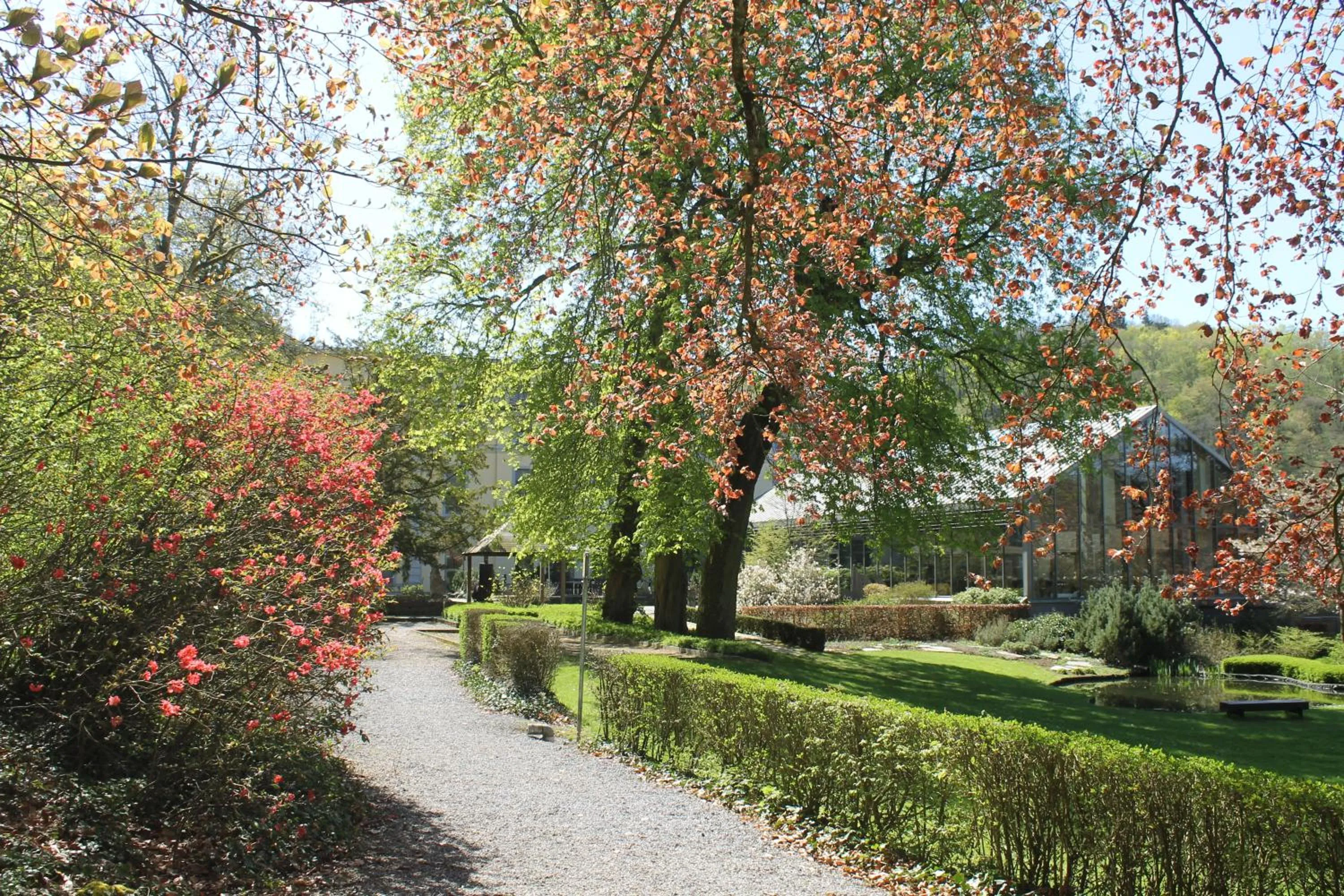 Garden in Castel de Pont-a-Lesse