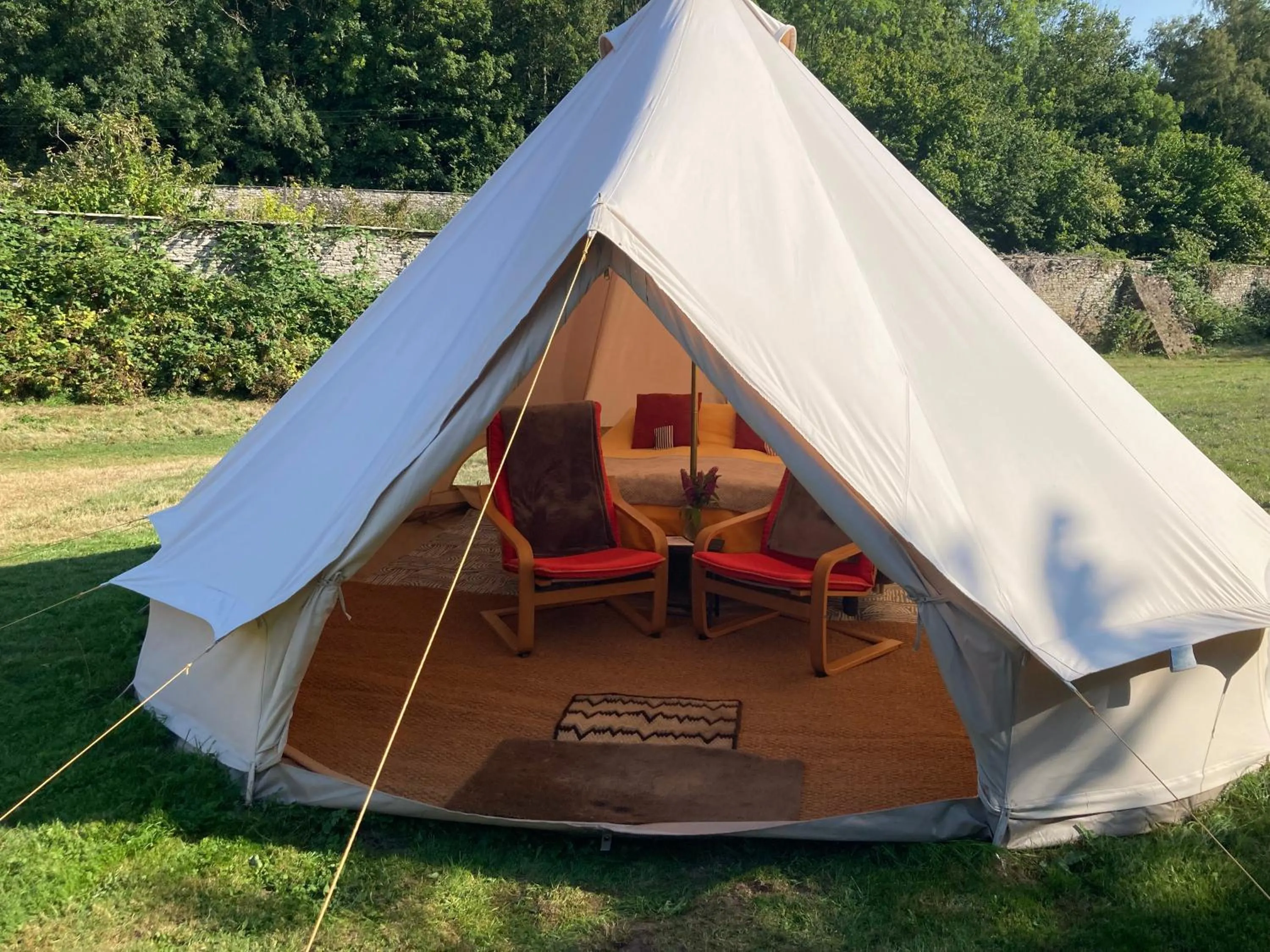 Bed in Aberllynfi Riverside Guest House