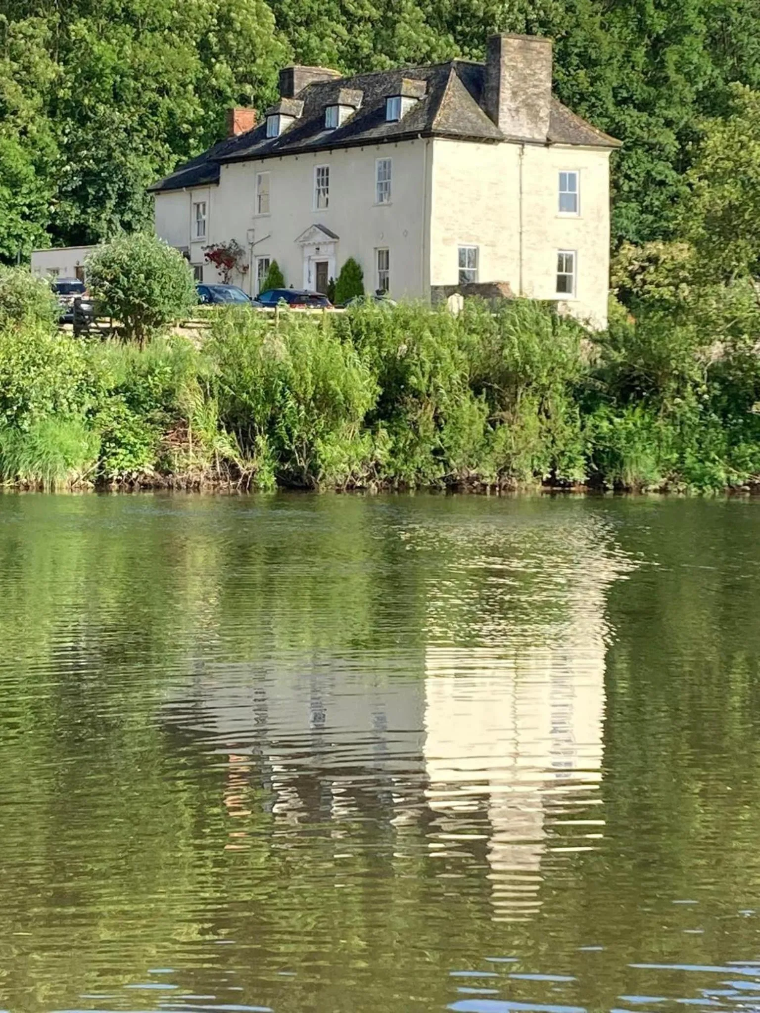 Natural landscape in Aberllynfi Riverside Guest House