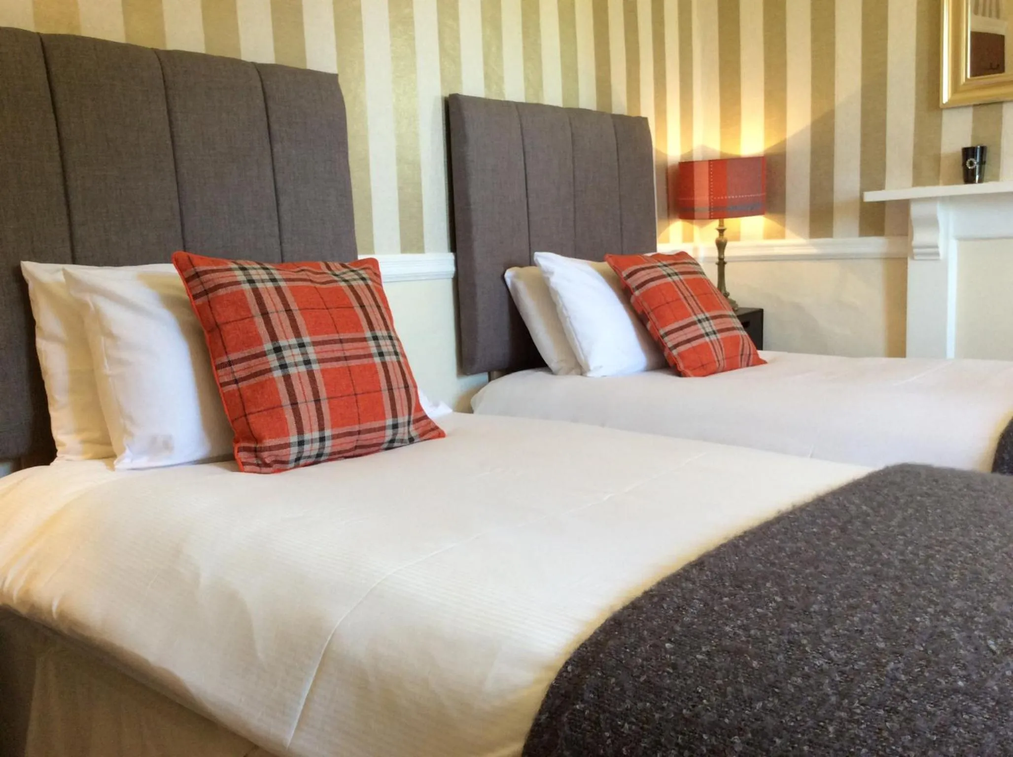 Bed in Aberllynfi Riverside Guest House