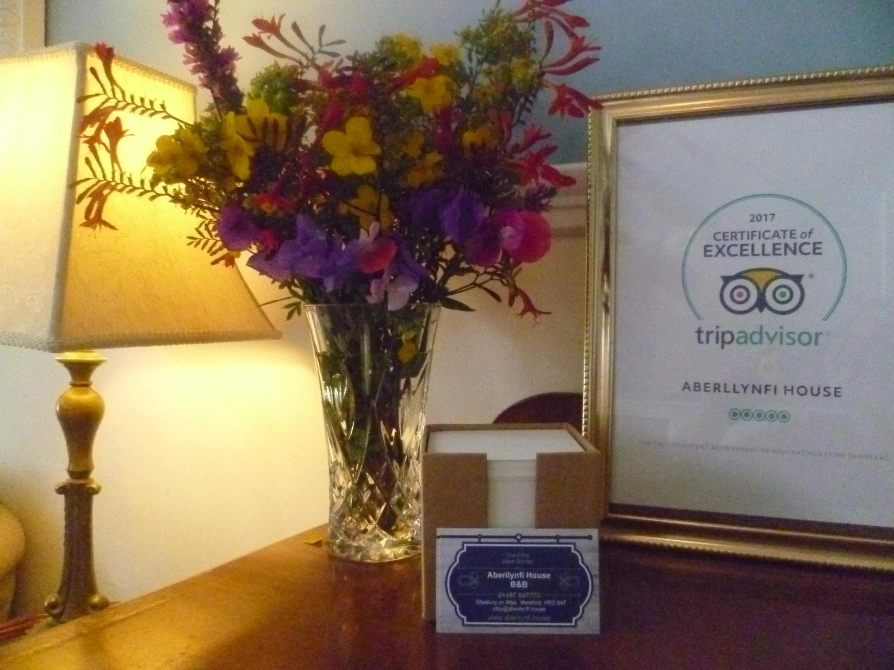 Lobby or reception in Aberllynfi Riverside Guest House