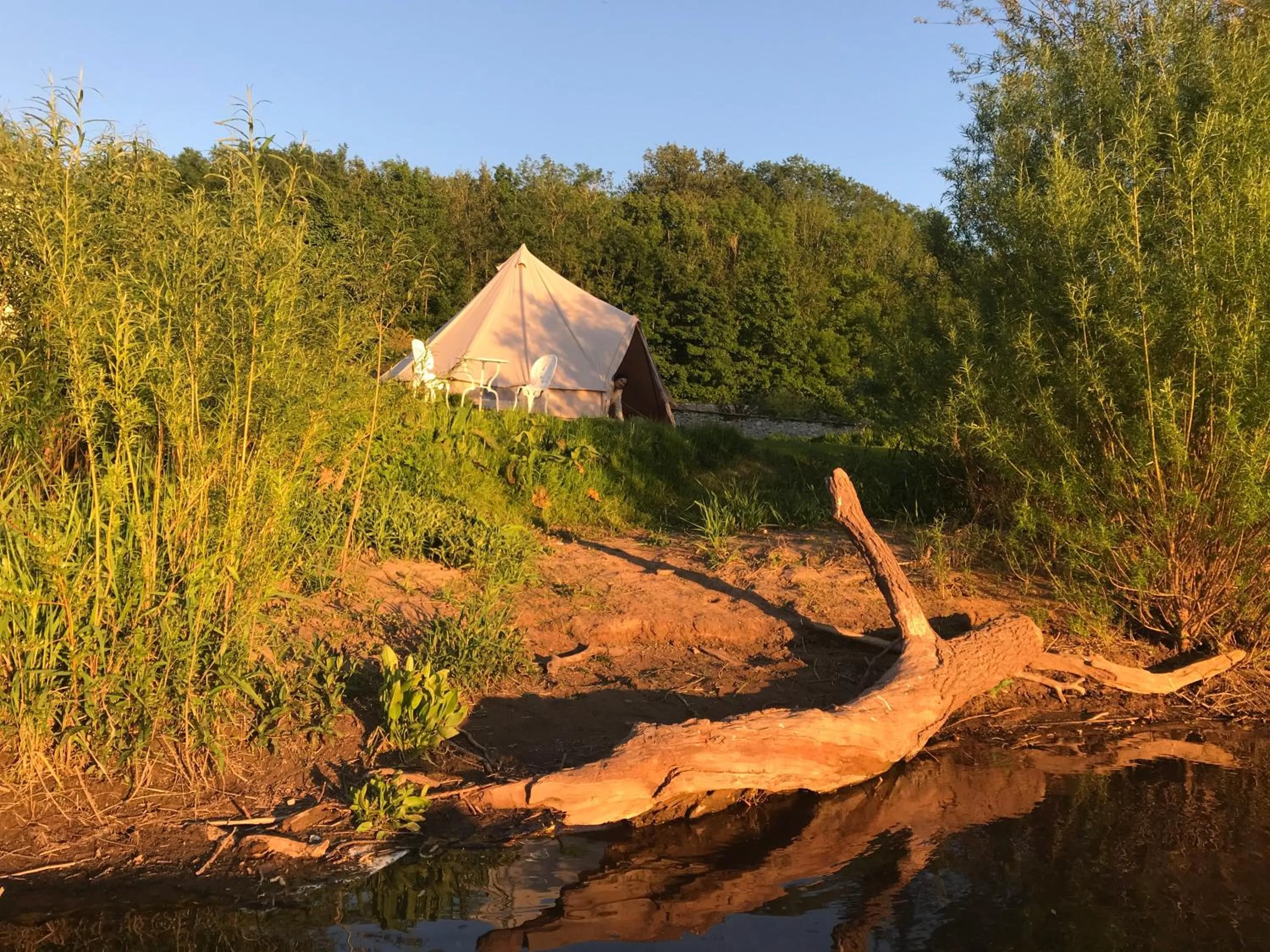 Sunset in Aberllynfi Riverside Guest House