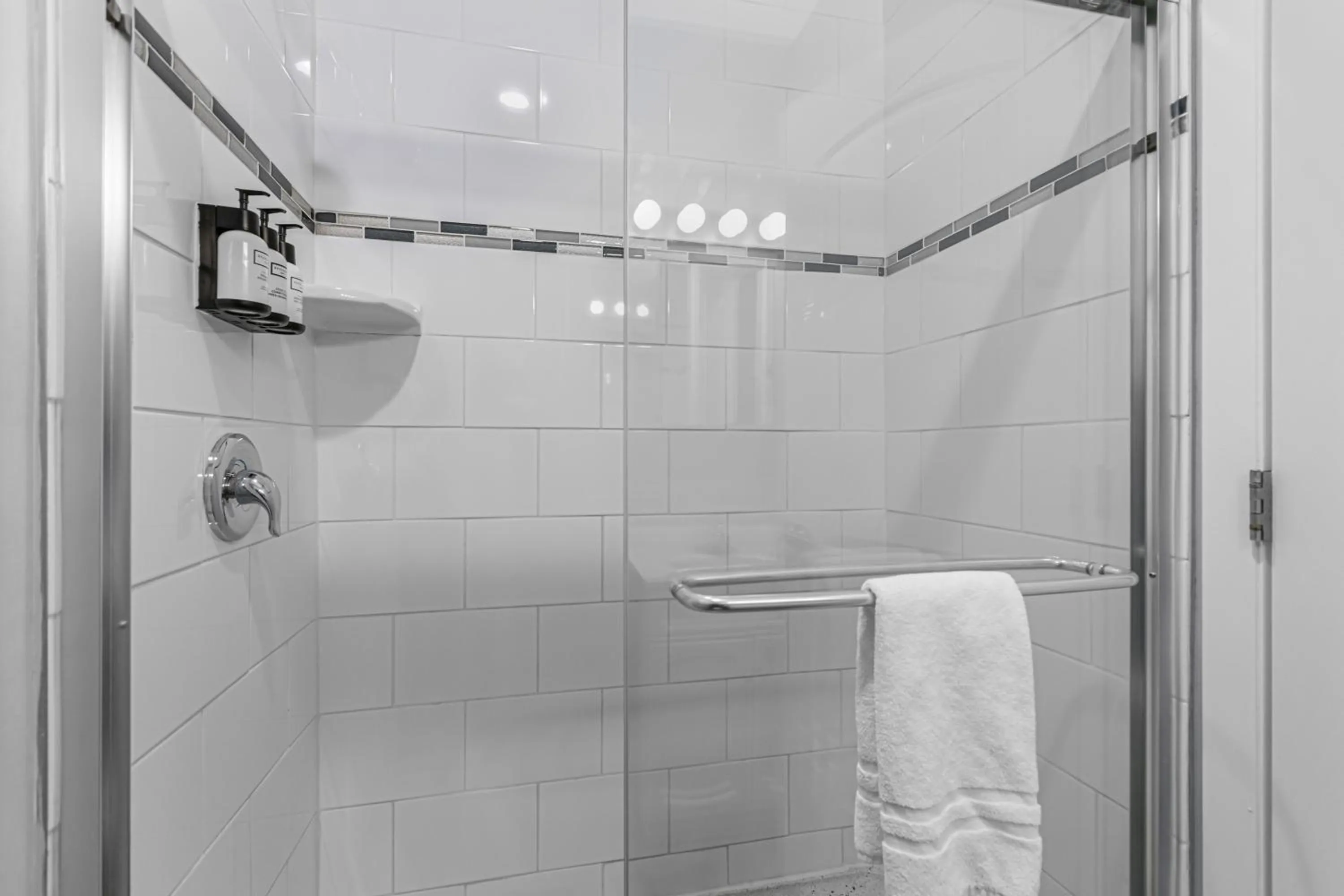 Shower in Hotel Chicago West Loop, SureStay Collection by Best Western