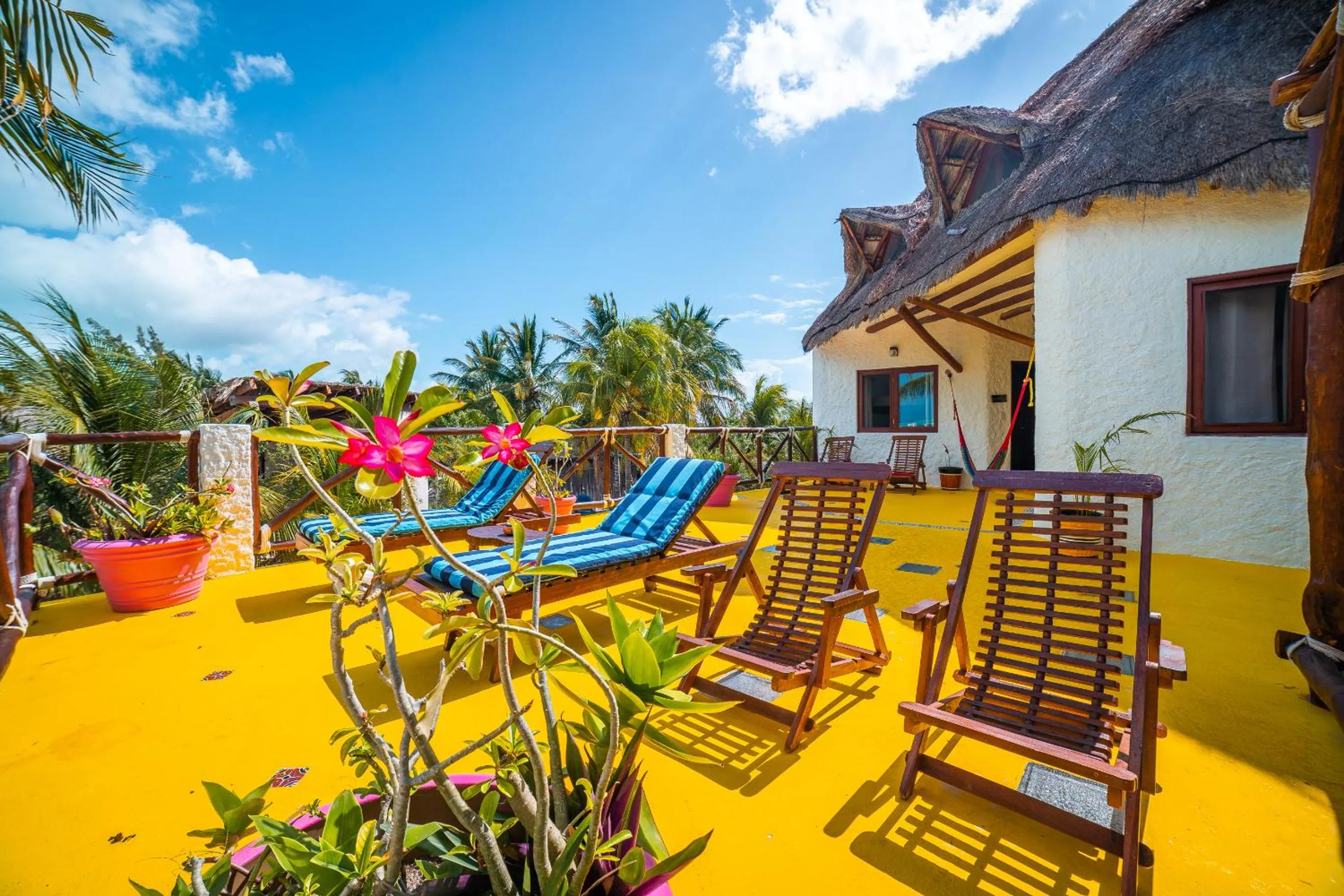 Balcony/Terrace in Casa Luz Beach Front Holbox