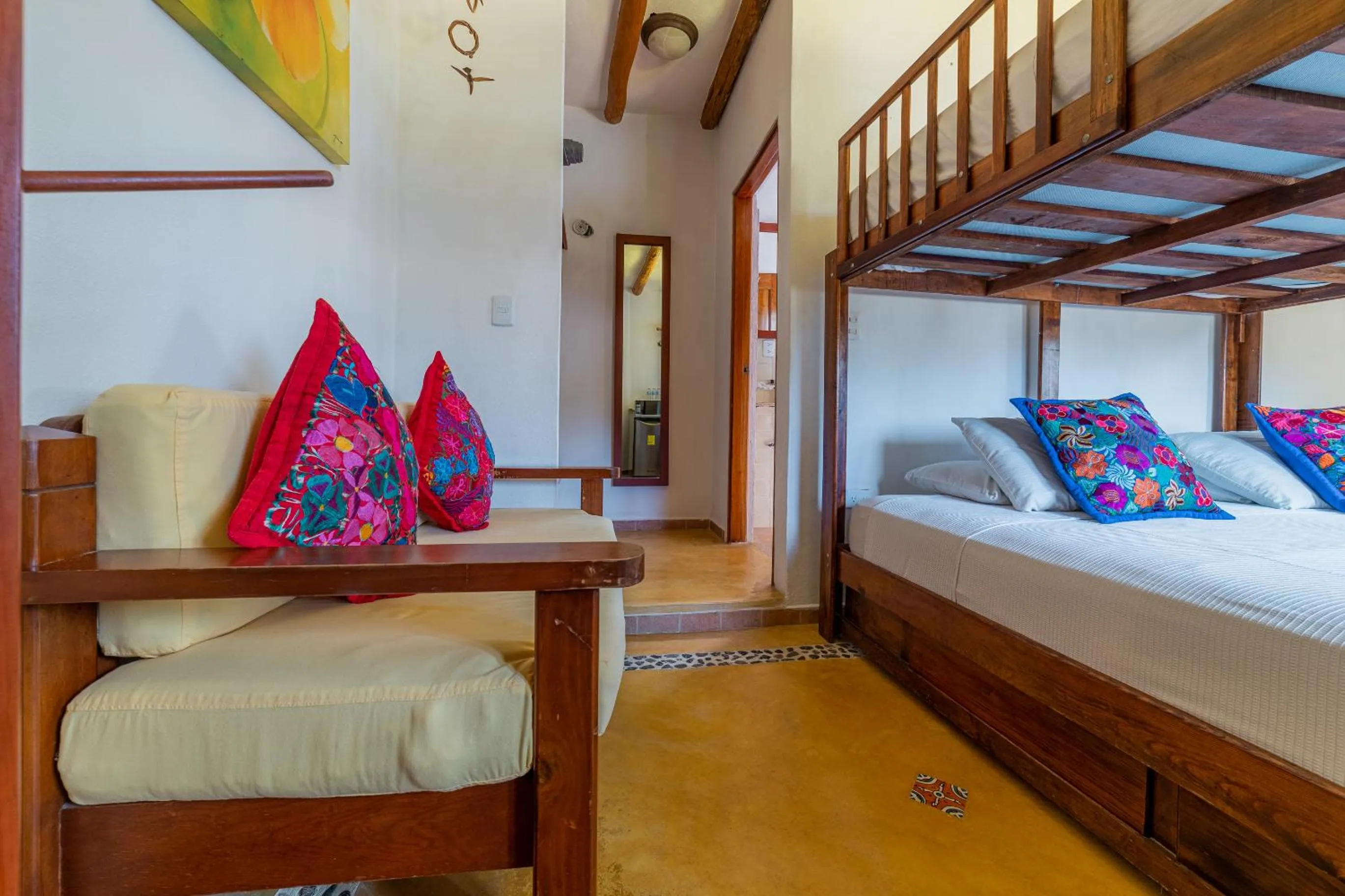 Bed in Casa Luz Beach Front Holbox