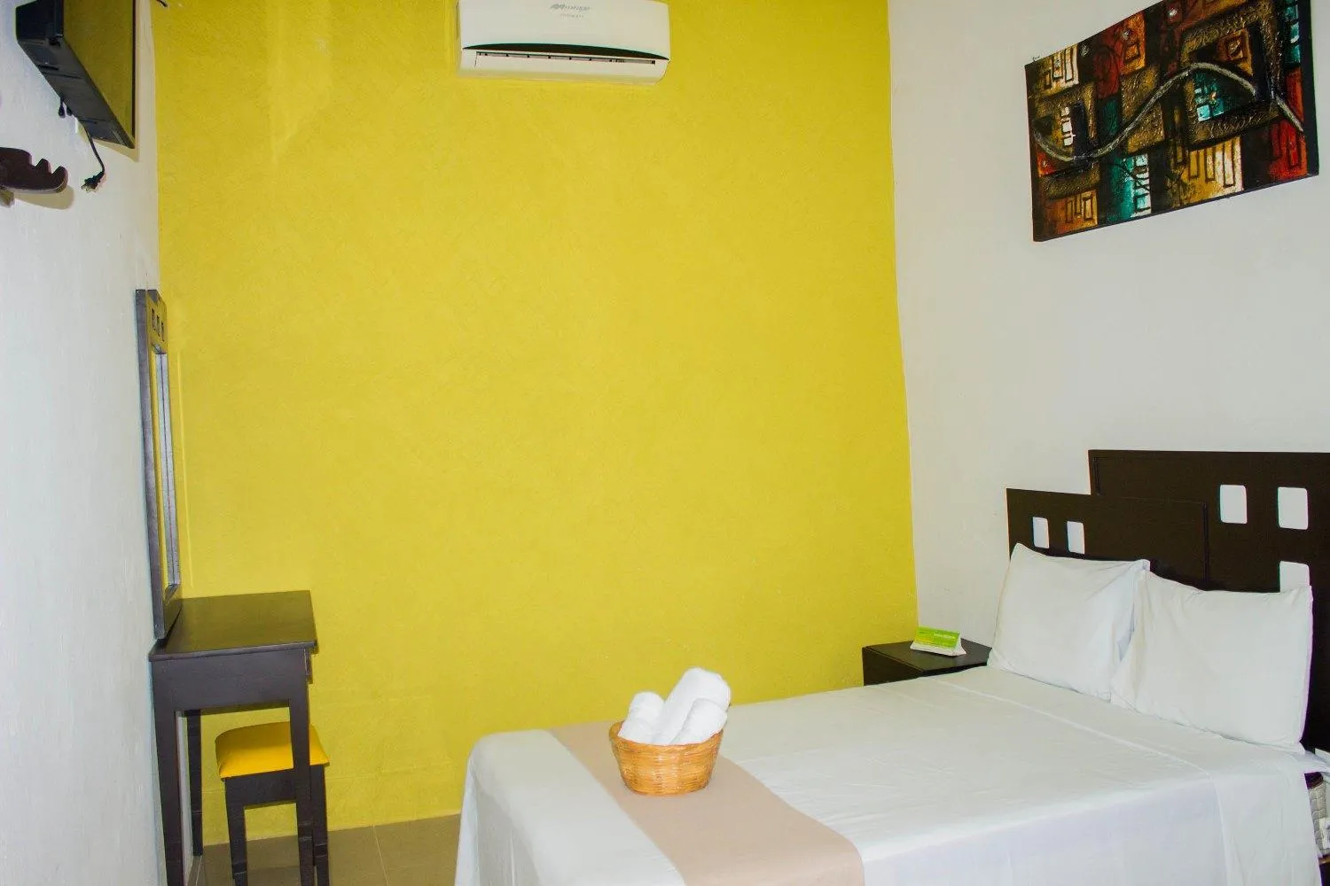 Decorative detail, Bed in Rosvel Hotel