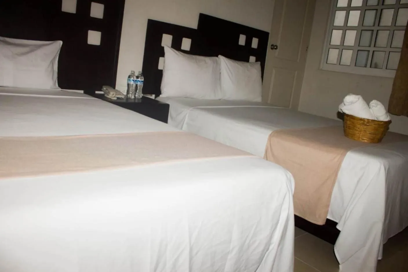 Decorative detail, Bed in Rosvel Hotel