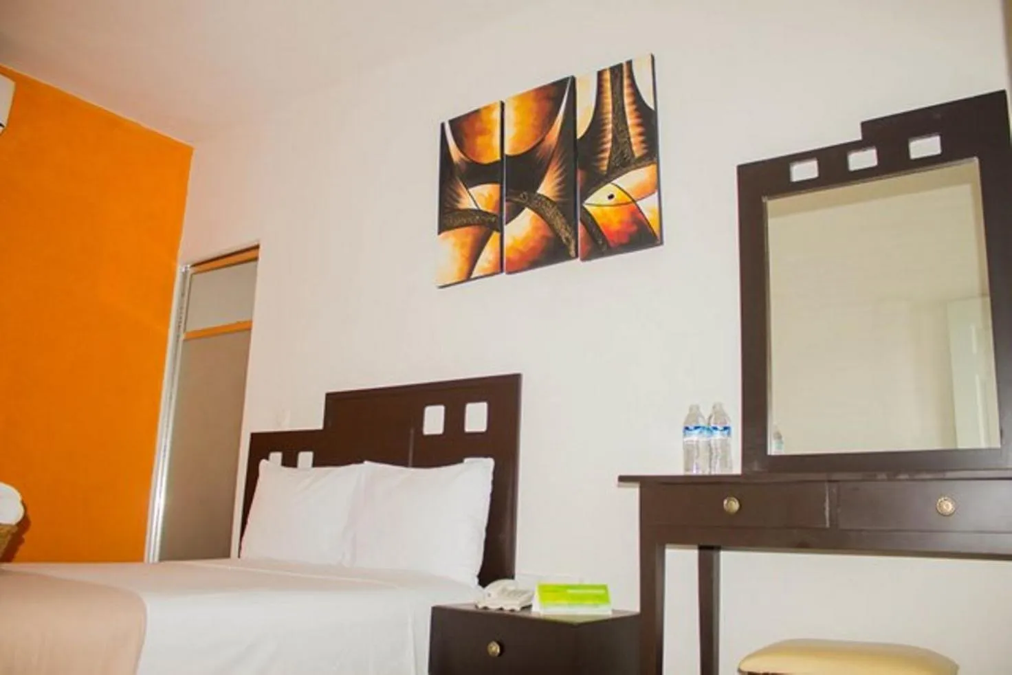 Decorative detail, Bed in Rosvel Hotel