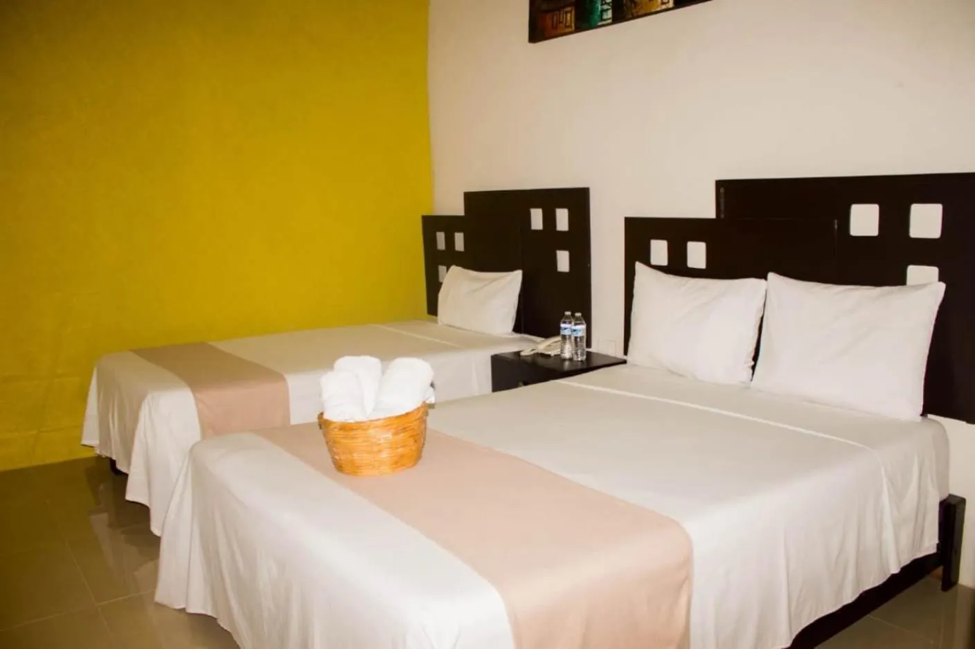 Decorative detail, Bed in Rosvel Hotel