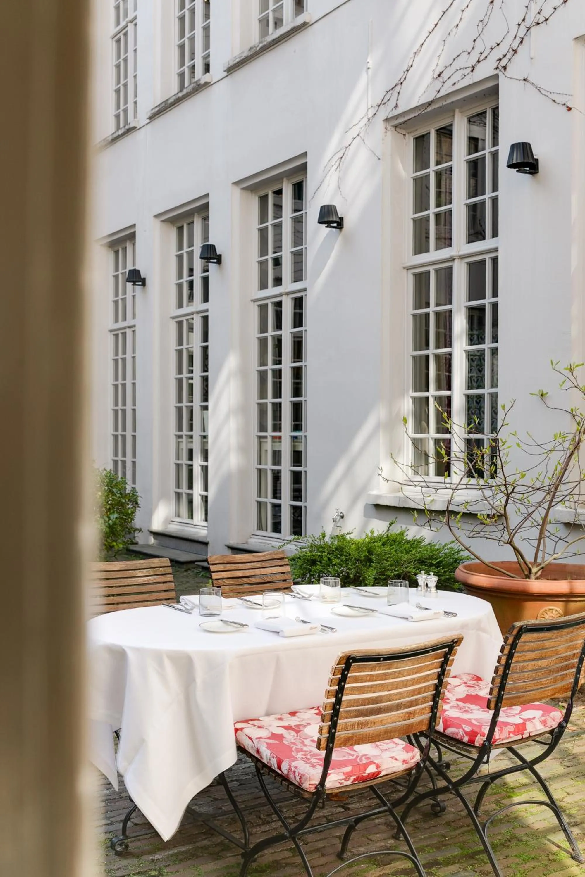 Garden in Hotel De Witte Lelie -Small Luxury Hotels of the World