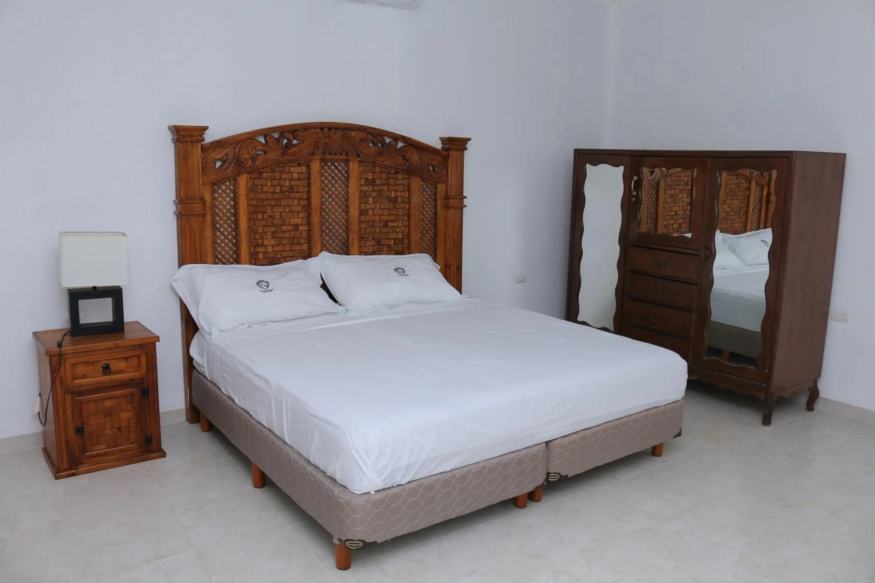 Bed in Hotel Hacienda Margot