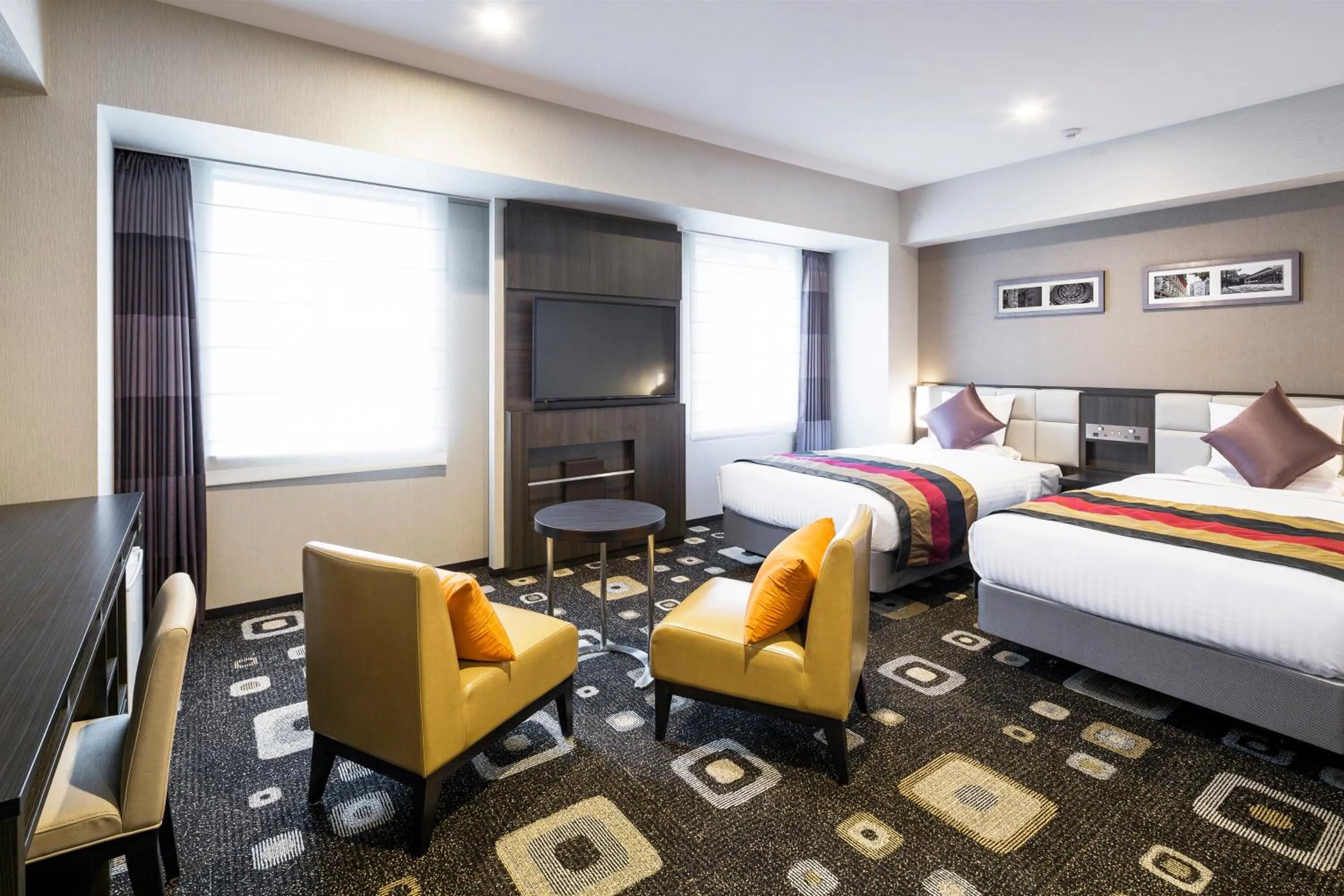 Spring, Bed in Hotel Mystays Premier Akasaka