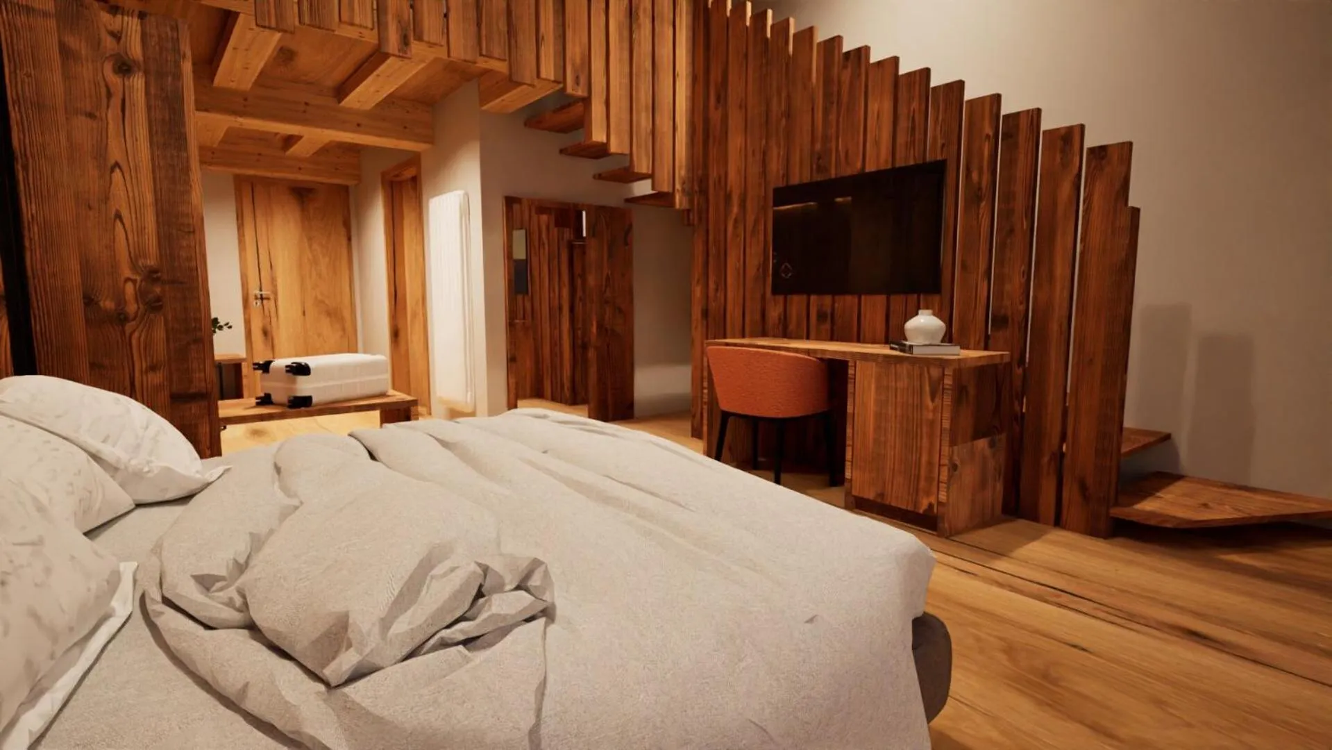 Photo of the whole room, Bed in Hotel Villa Argentina