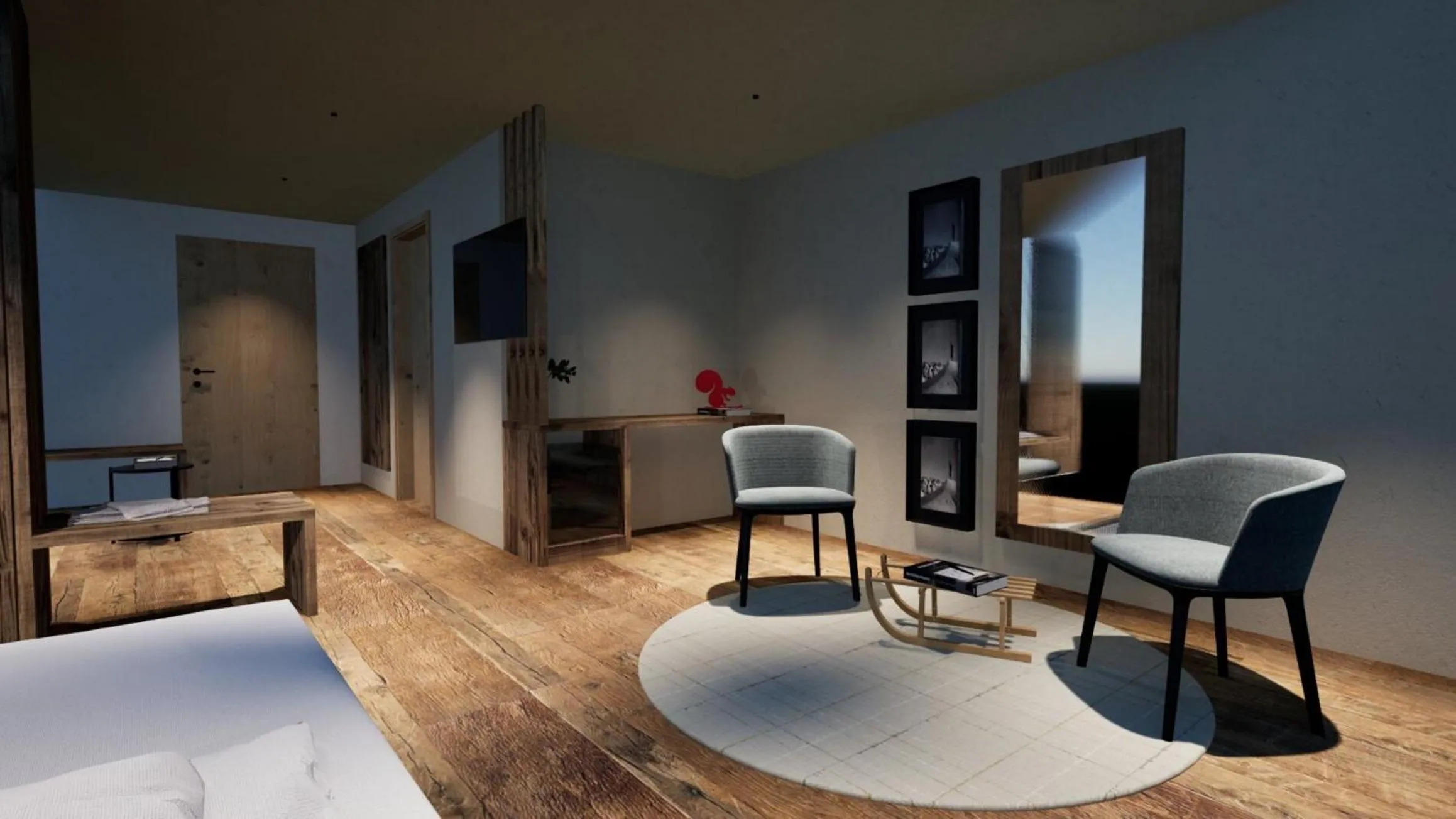 Photo of the whole room, Bed in Hotel Villa Argentina