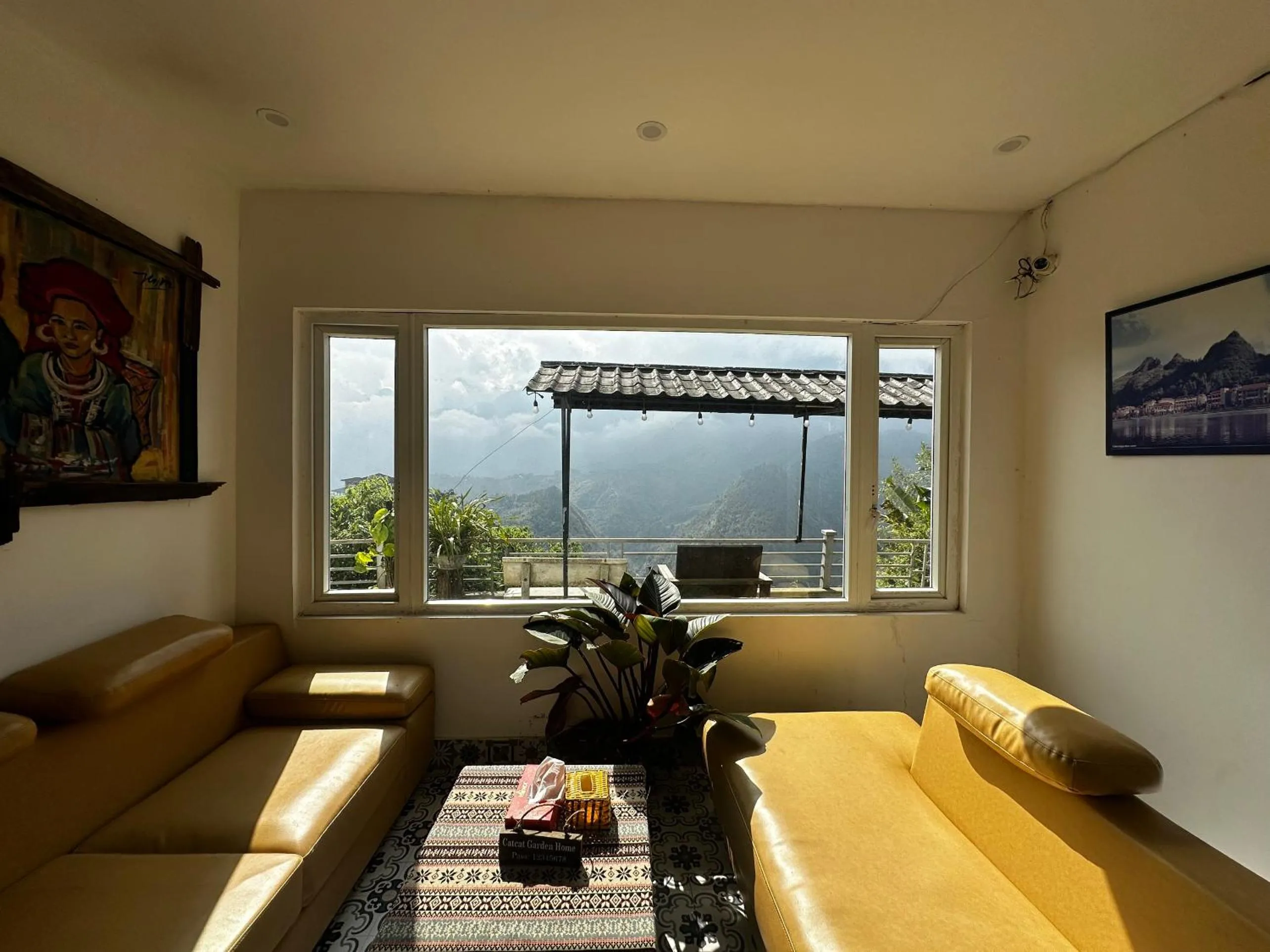 Living room in Catcat Garden House