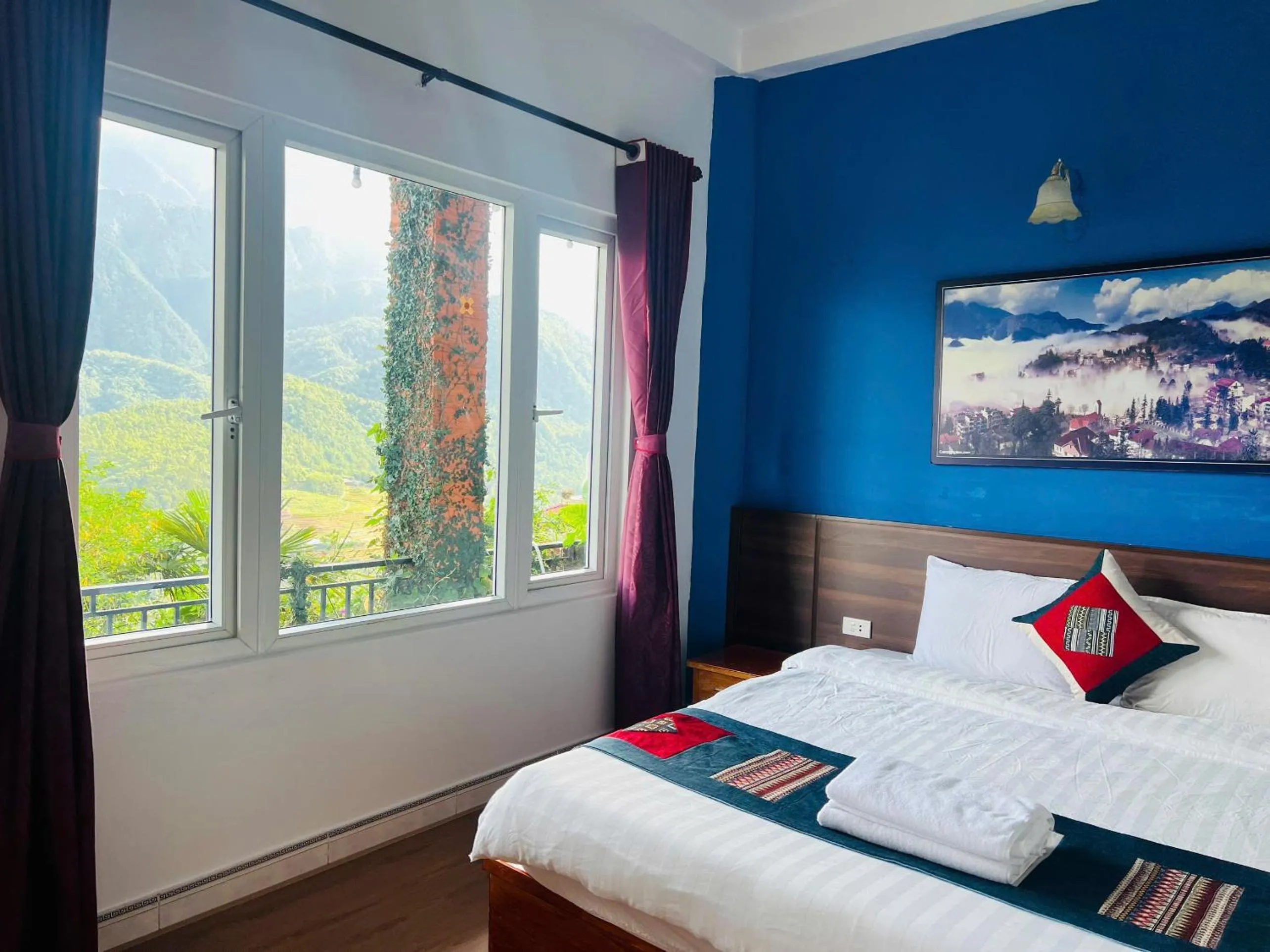Natural landscape, Bed in Catcat Garden House