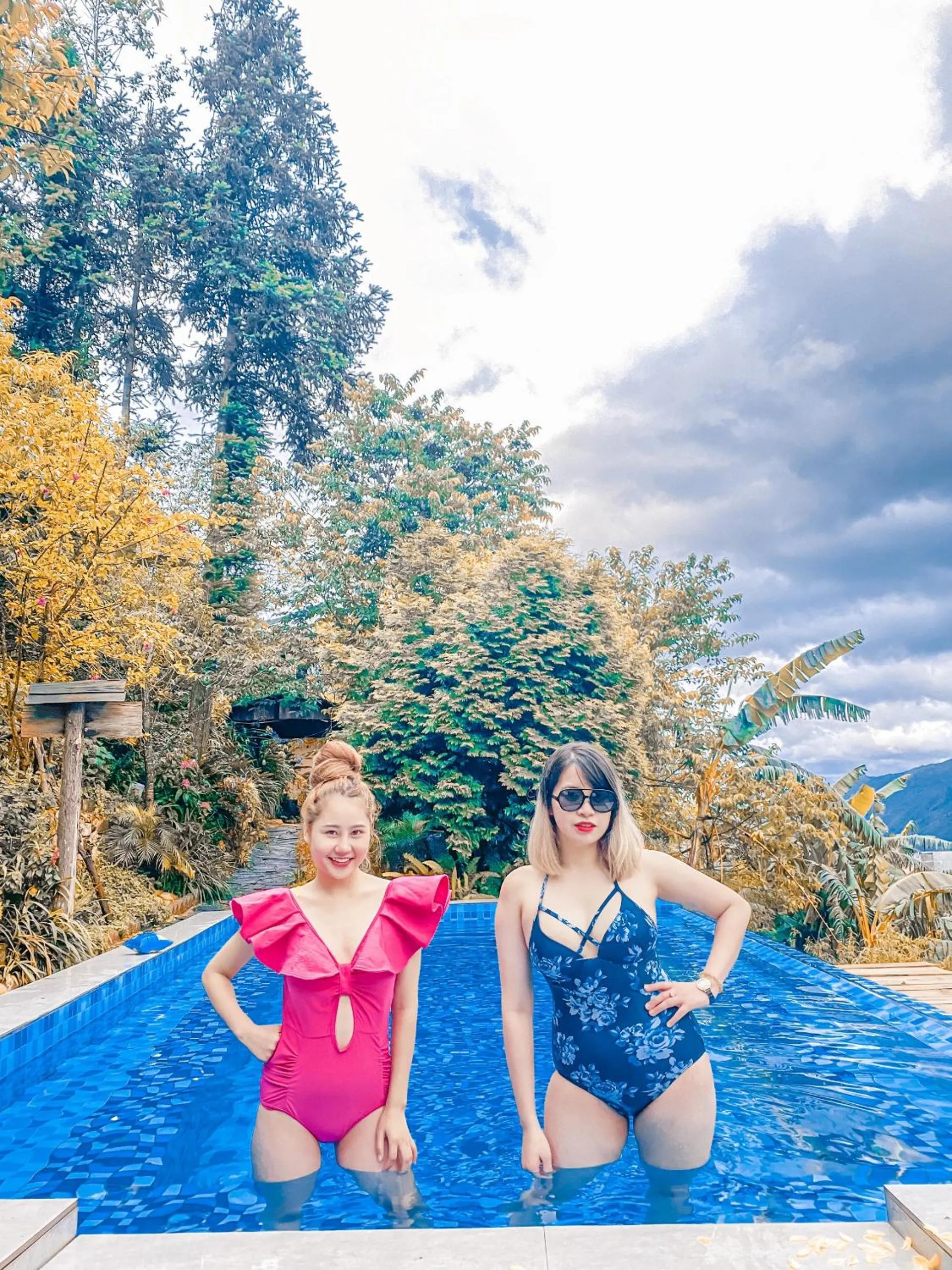 Swimming pool in Catcat Garden House