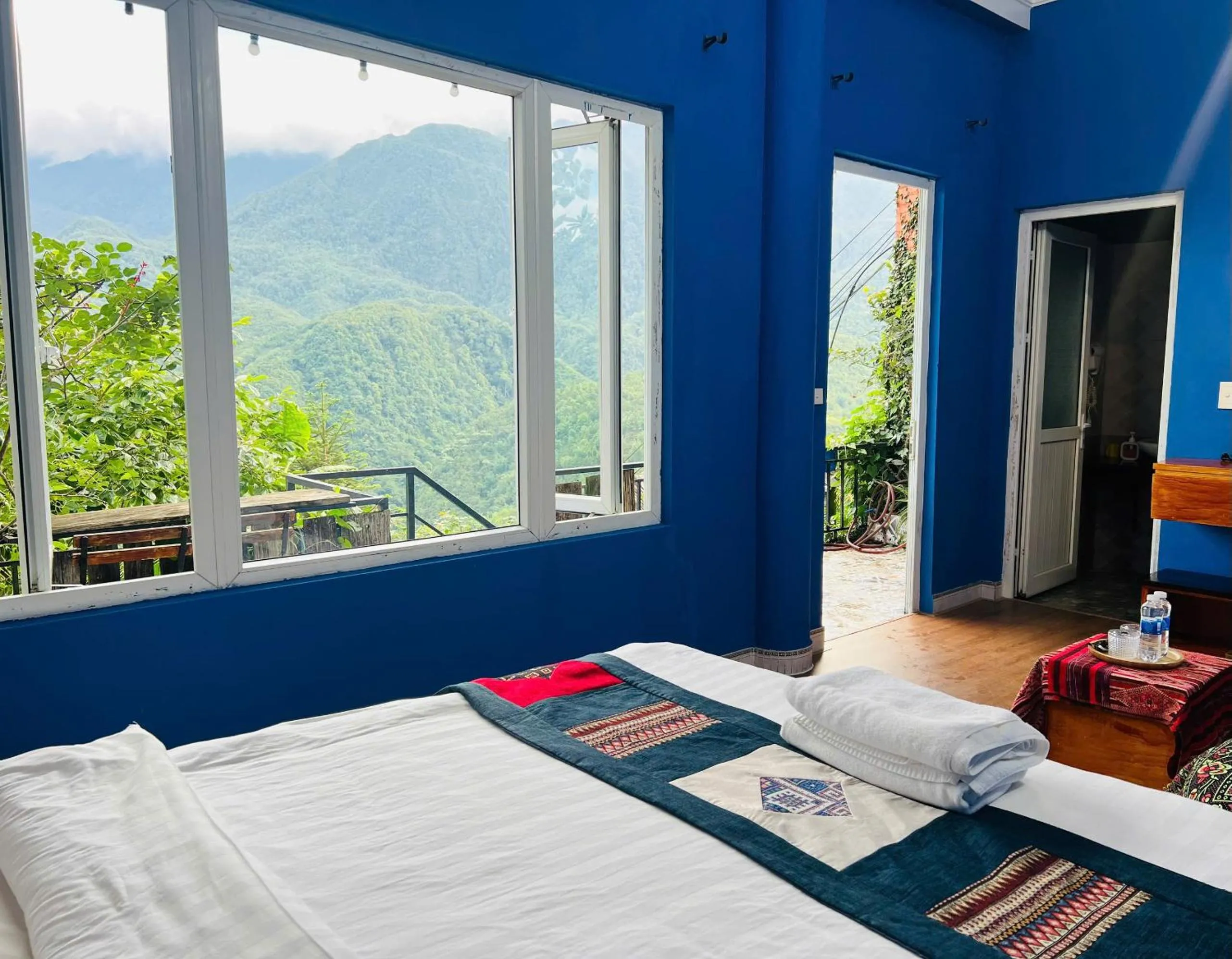 Balcony/Terrace, Bed in Catcat Garden House