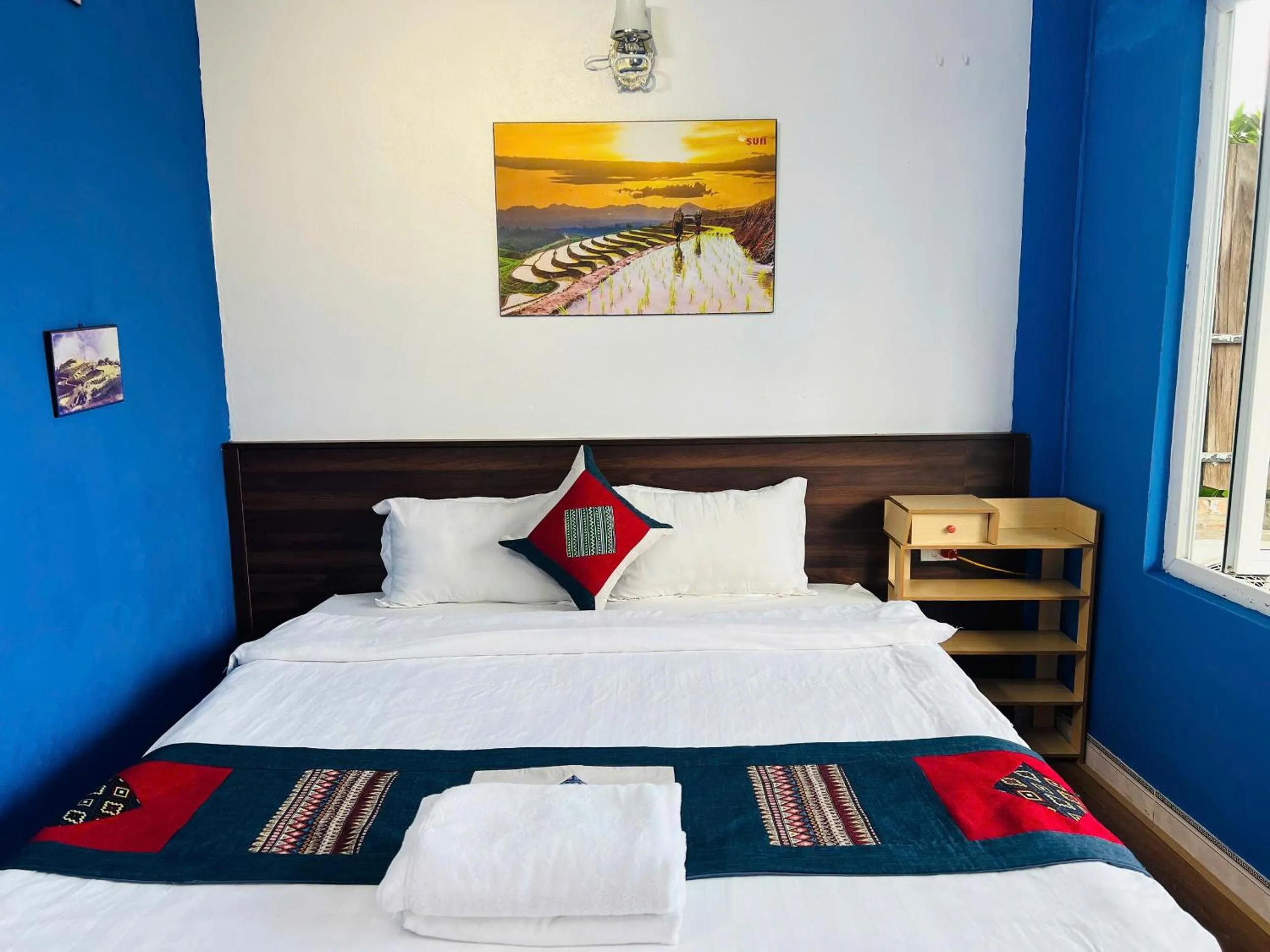 Bed in Catcat Garden House