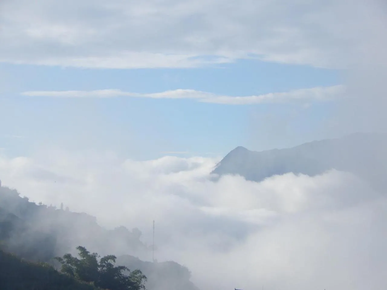 Mountain view in Catcat Garden House