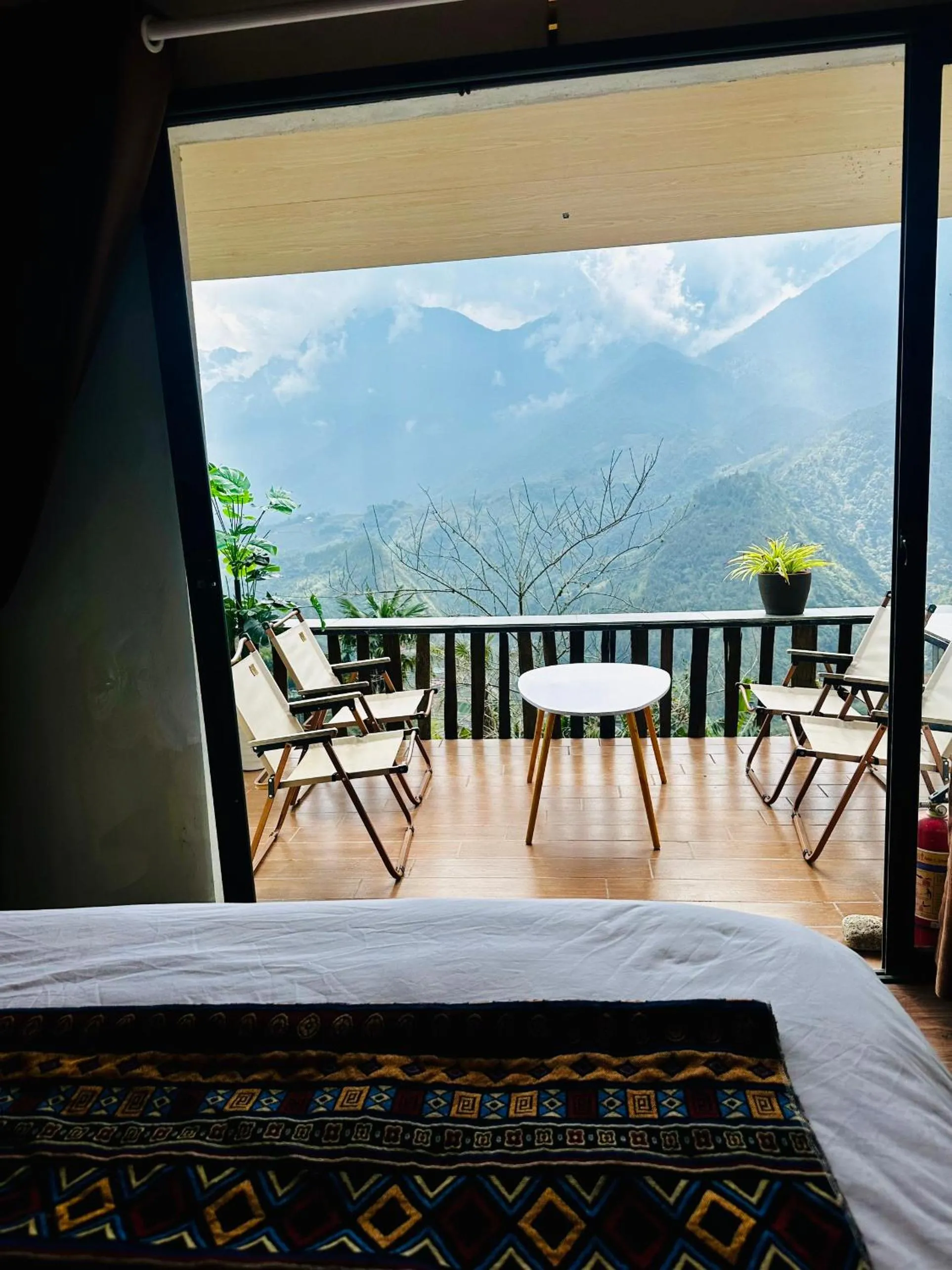 Bed in Catcat Garden House