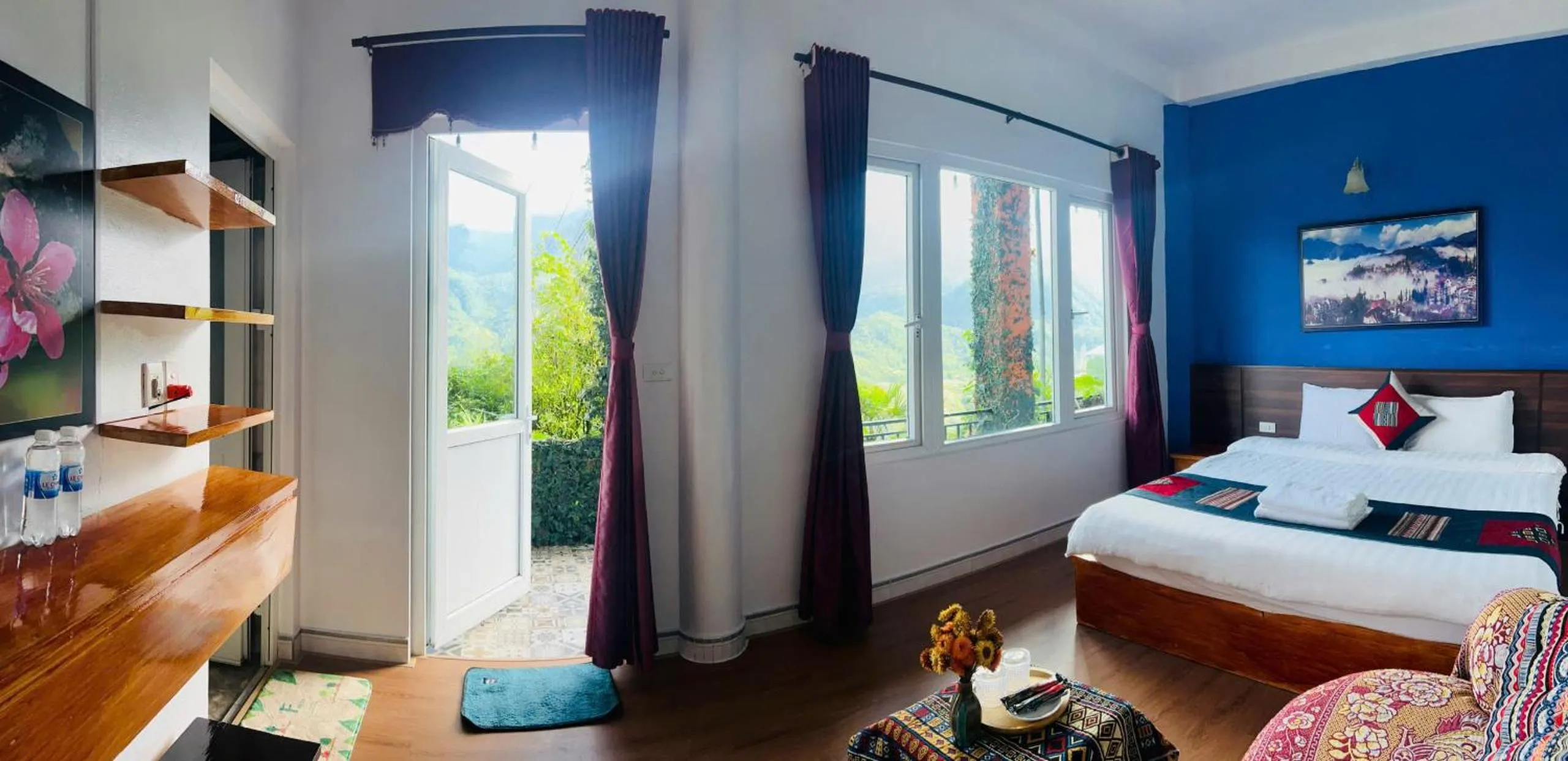 Bed in Catcat Garden House