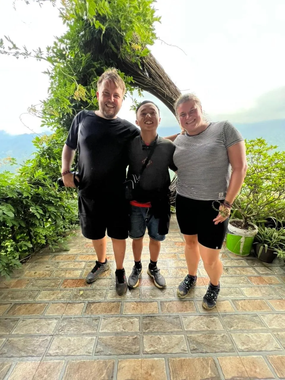 group of guests in Catcat Garden House