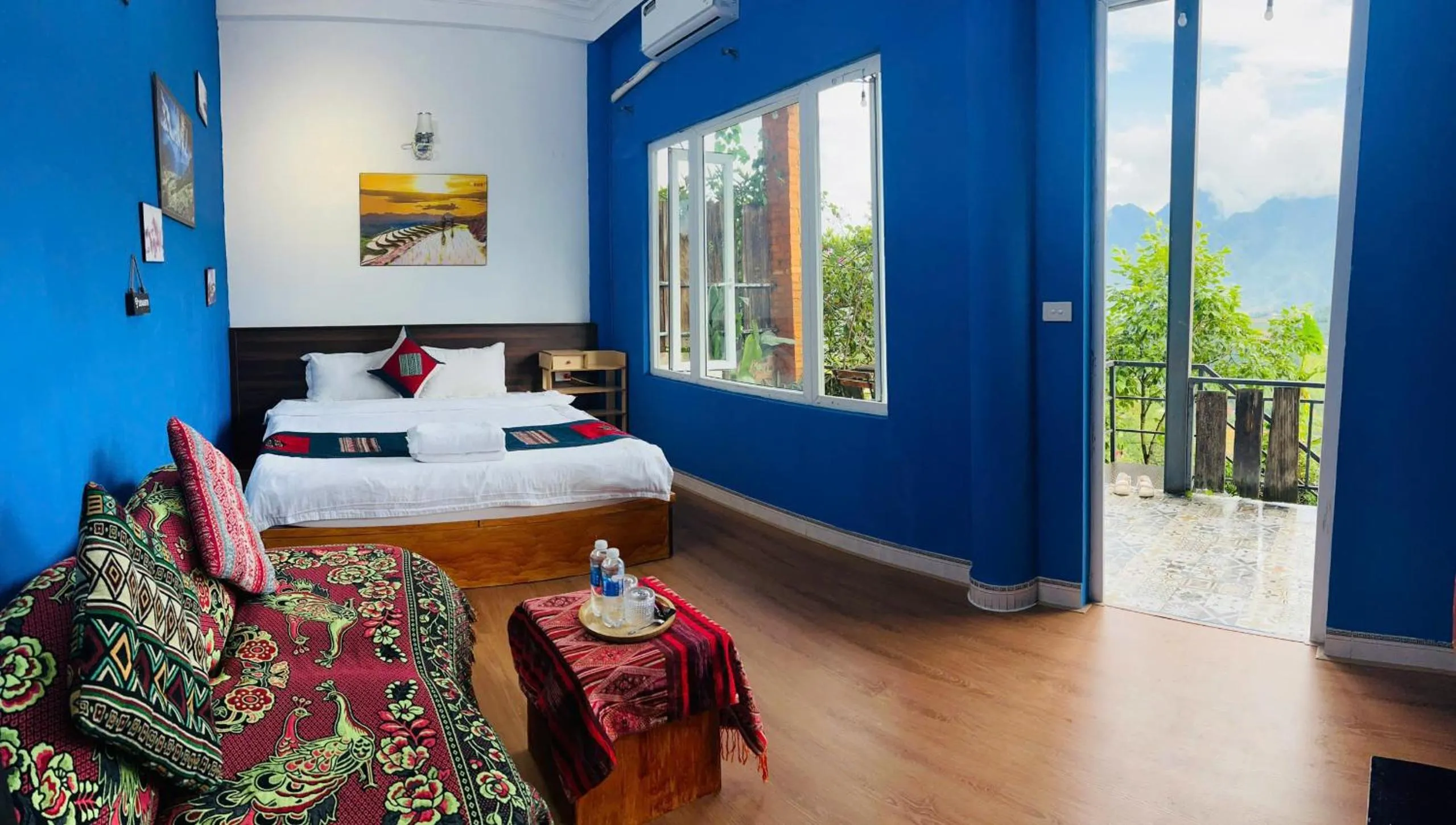 View (from property/room), Bed in Catcat Garden House