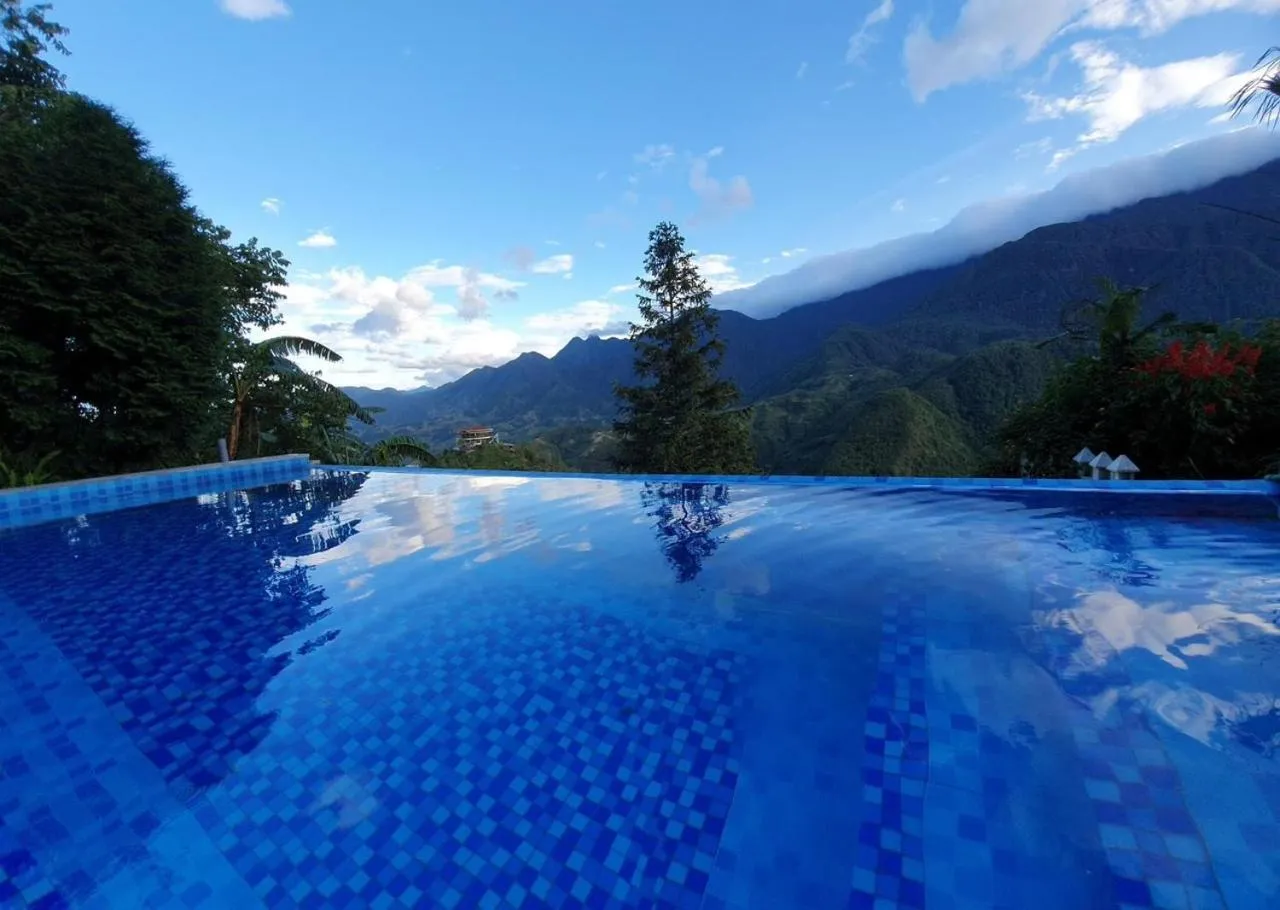 Pool view in Catcat Garden House