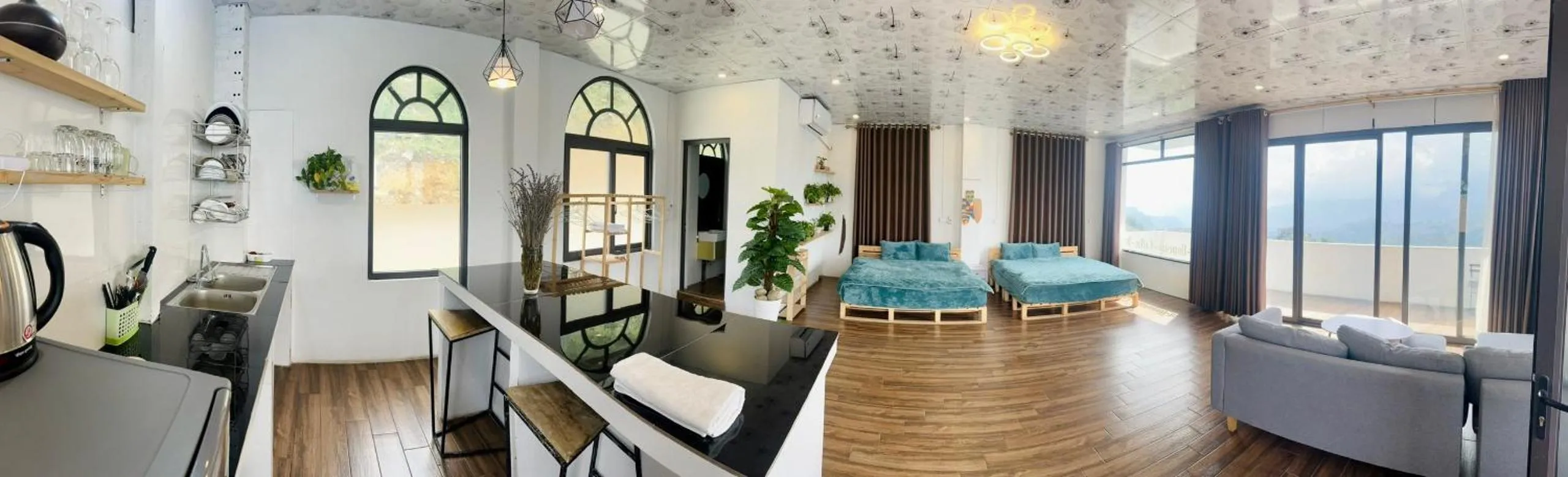 Bed in Catcat Garden House