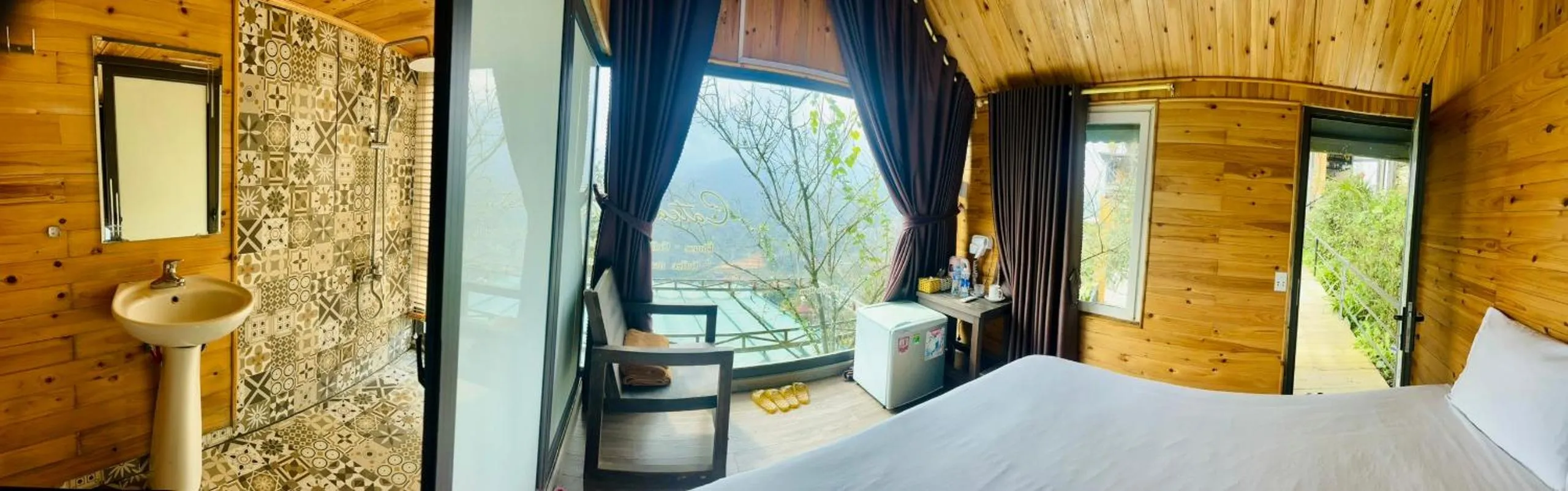 View (from property/room), Bed in Catcat Garden House