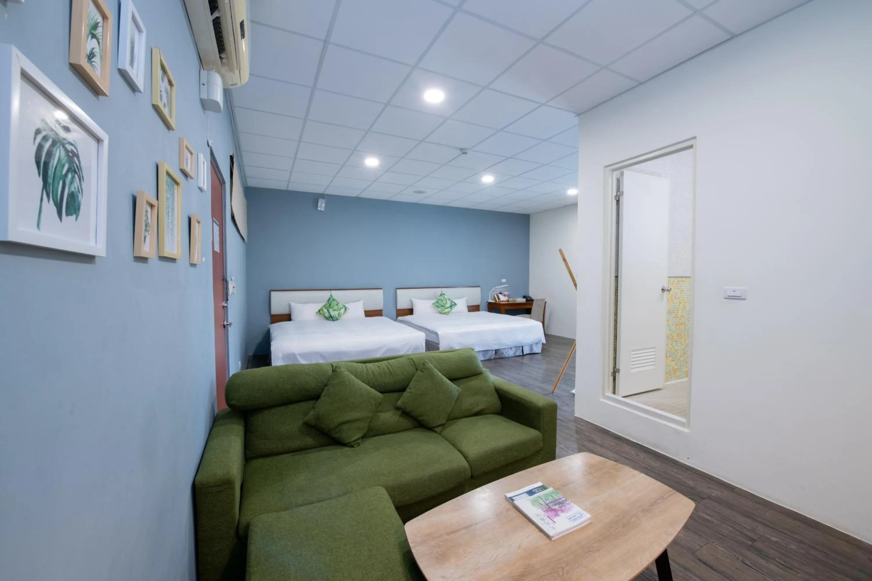 Bed in NCNU Campus Inn暨大行旅