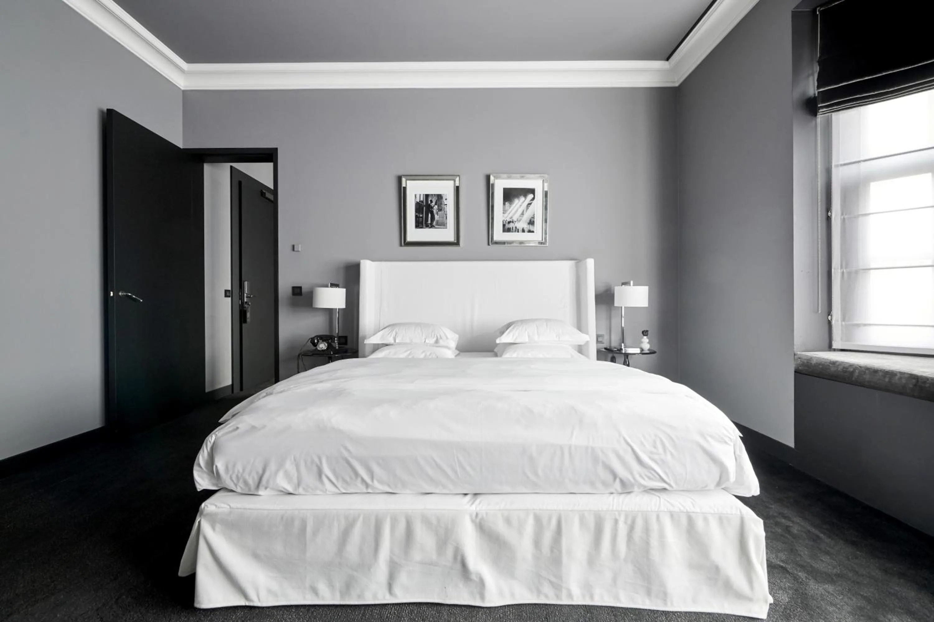 Bed in Hotel Odette en Ville