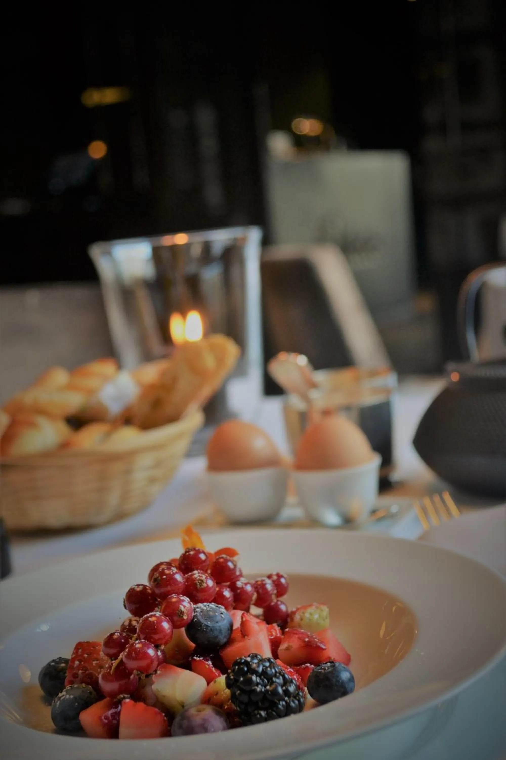 Continental breakfast in Hotel Odette en Ville