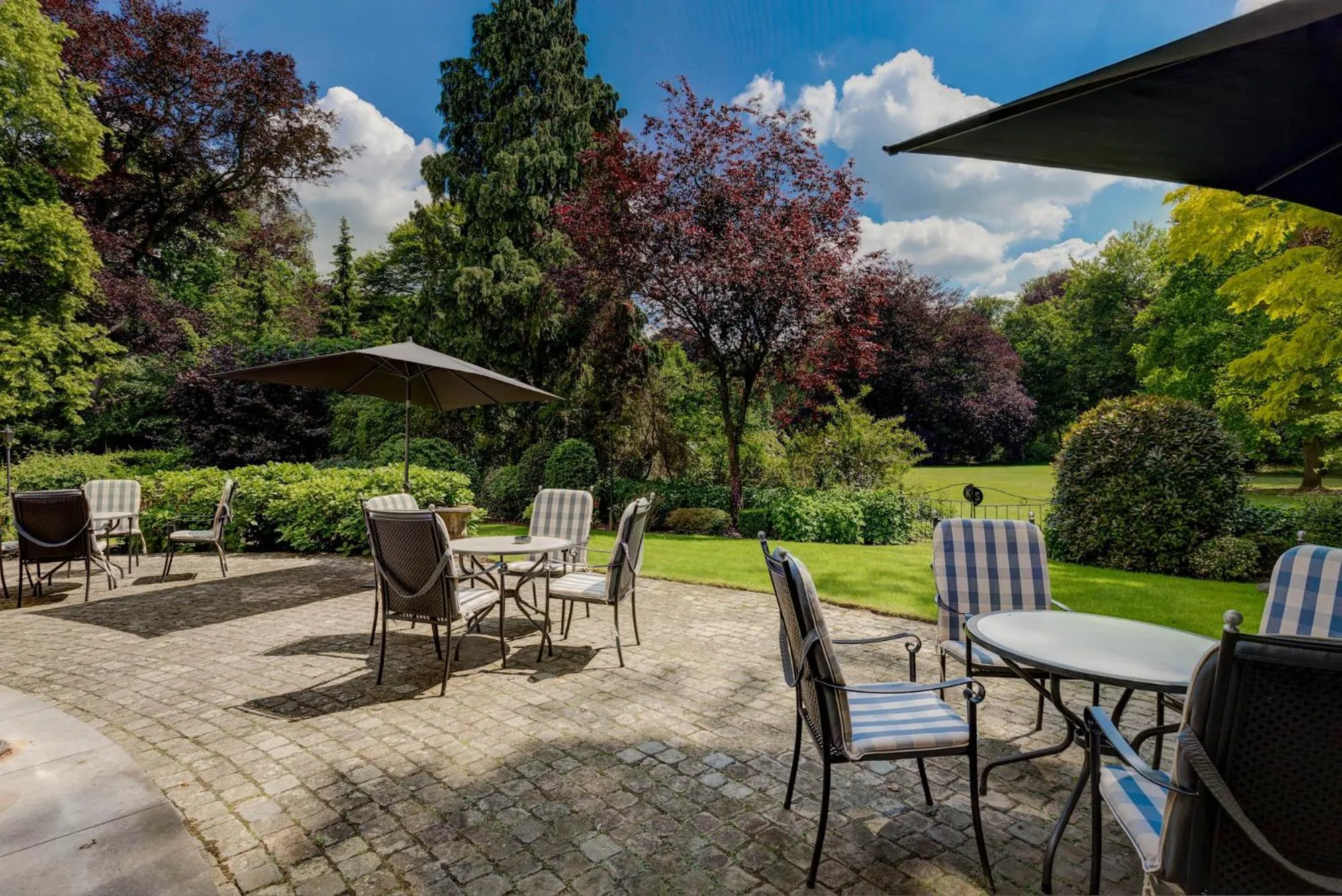 Garden view in Hotel Kasteel Solhof