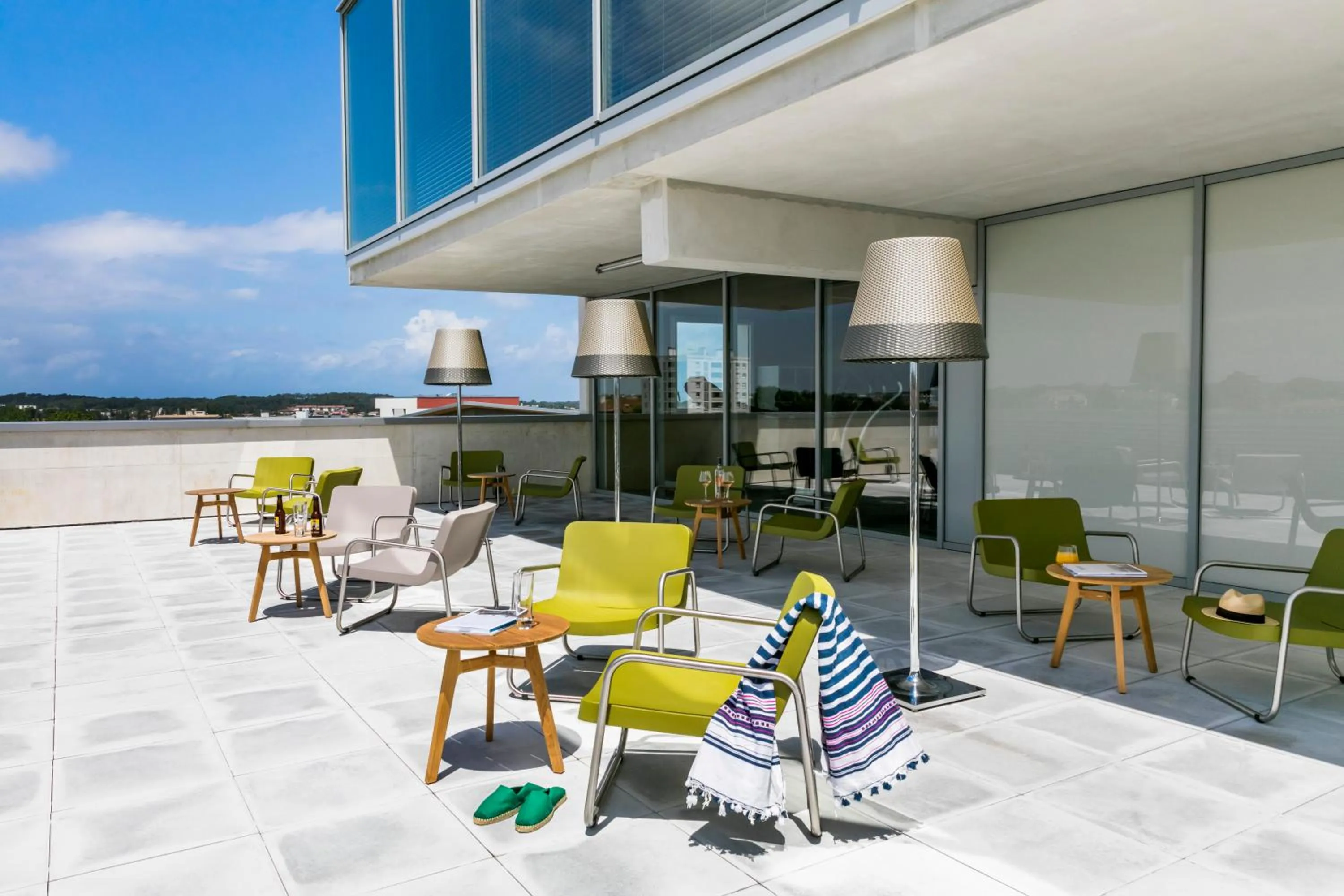 Balcony/Terrace in OKKO Hotels Bayonne Centre