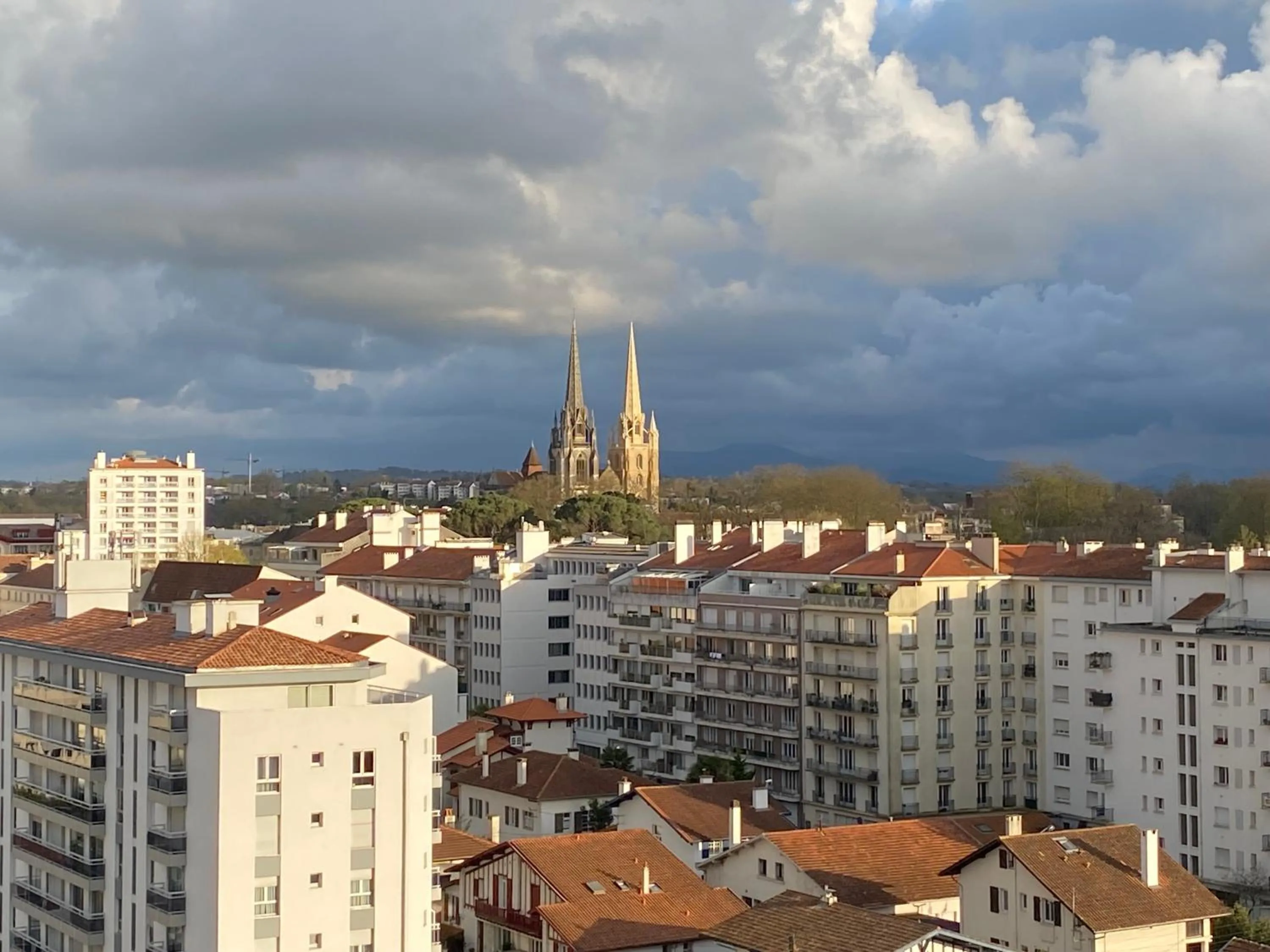 City view in OKKO Hotels Bayonne Centre