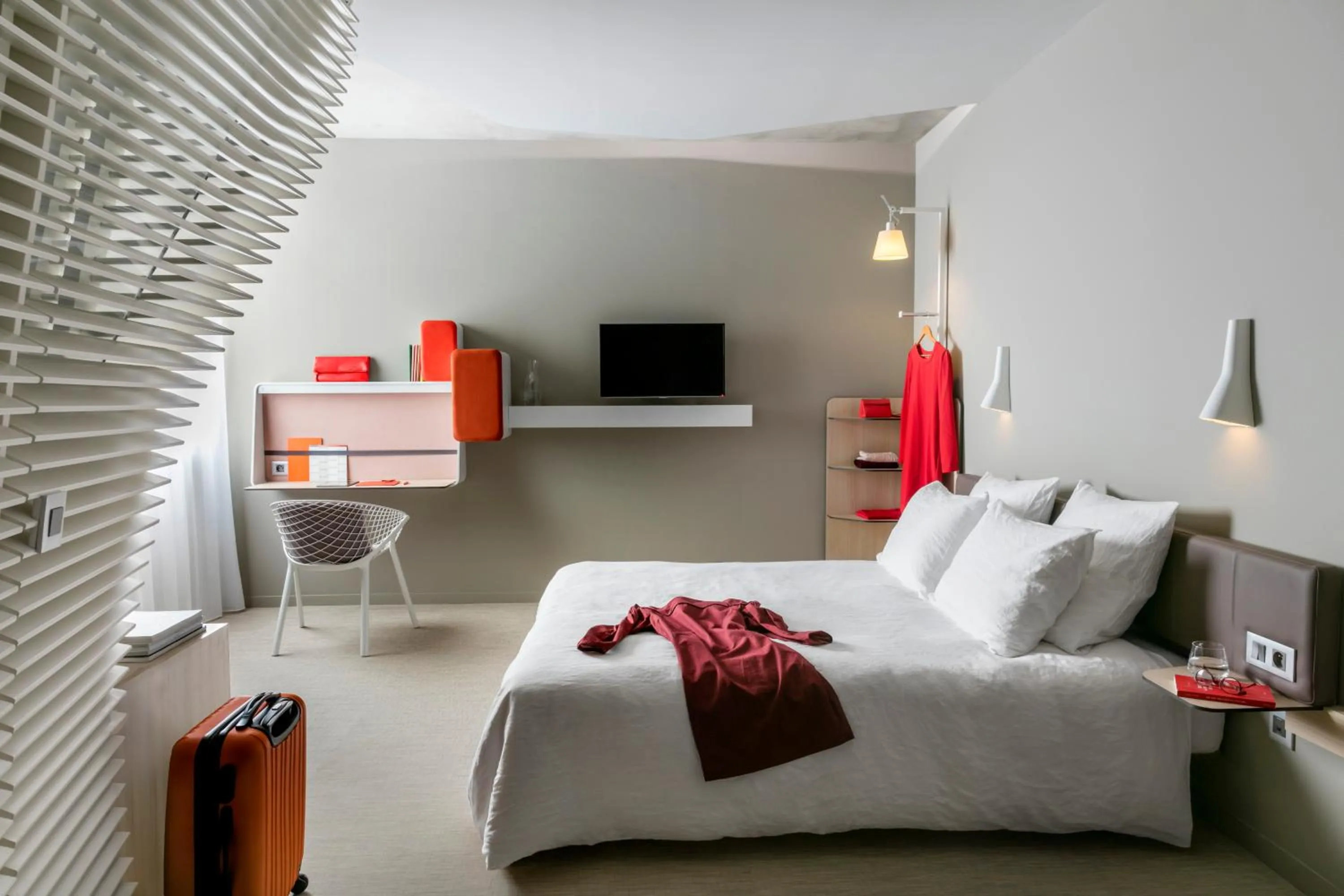 Bedroom, Bed in OKKO Hotels Bayonne Centre
