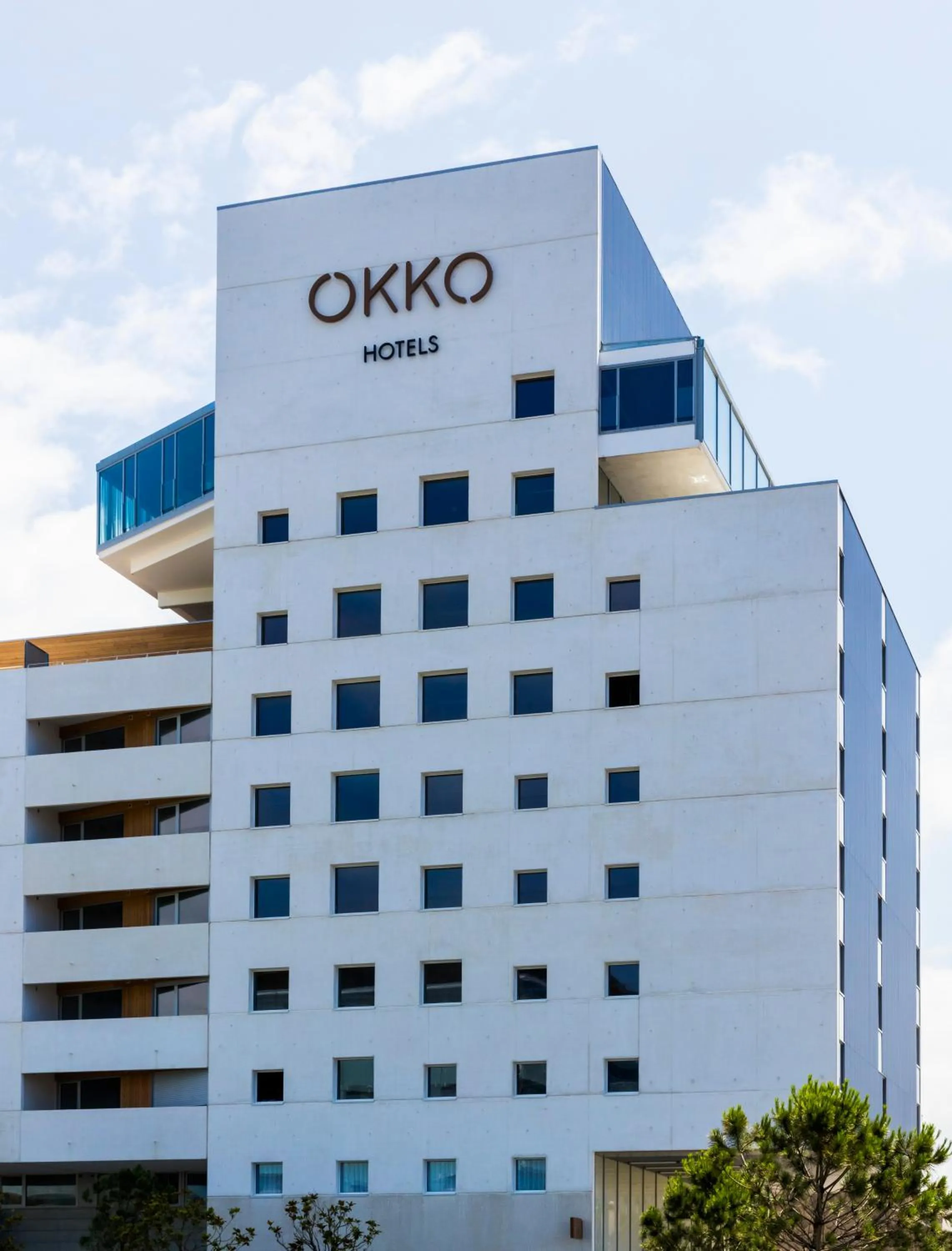 Facade/entrance in OKKO Hotels Bayonne Centre