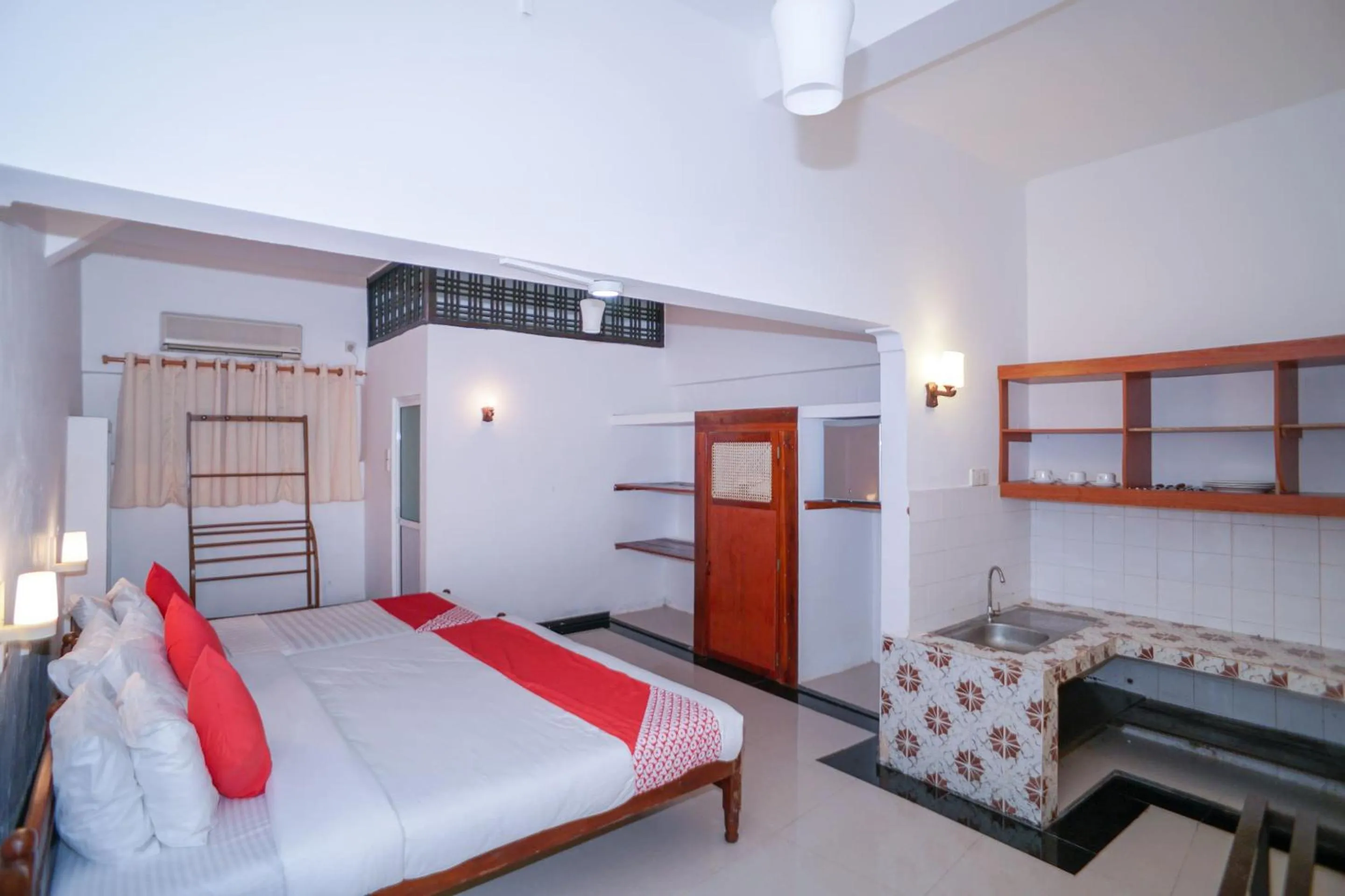 Bedroom, Bed in Sea view Beach Resort