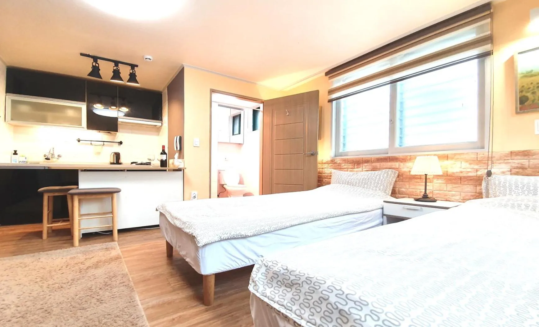 Bed in Forêt Guest House Gangnam