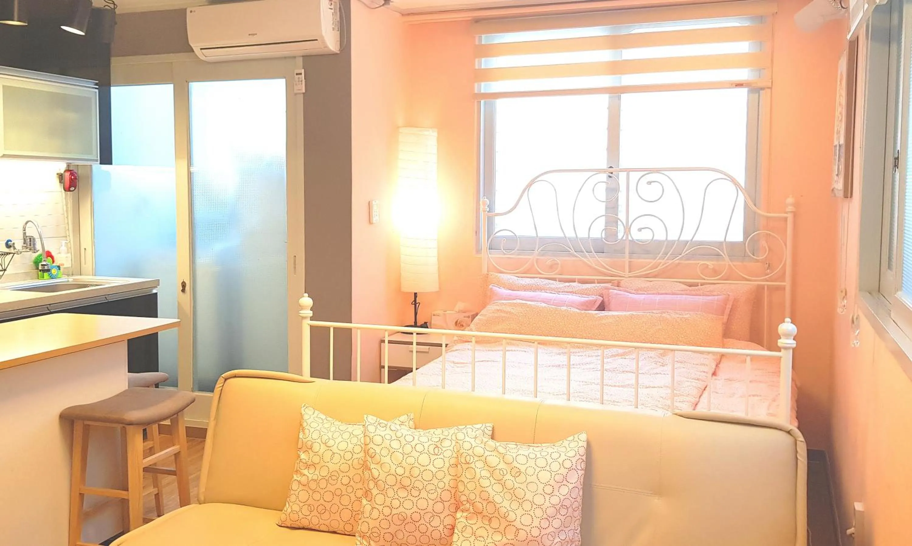 Bed in Forêt Guest House Gangnam