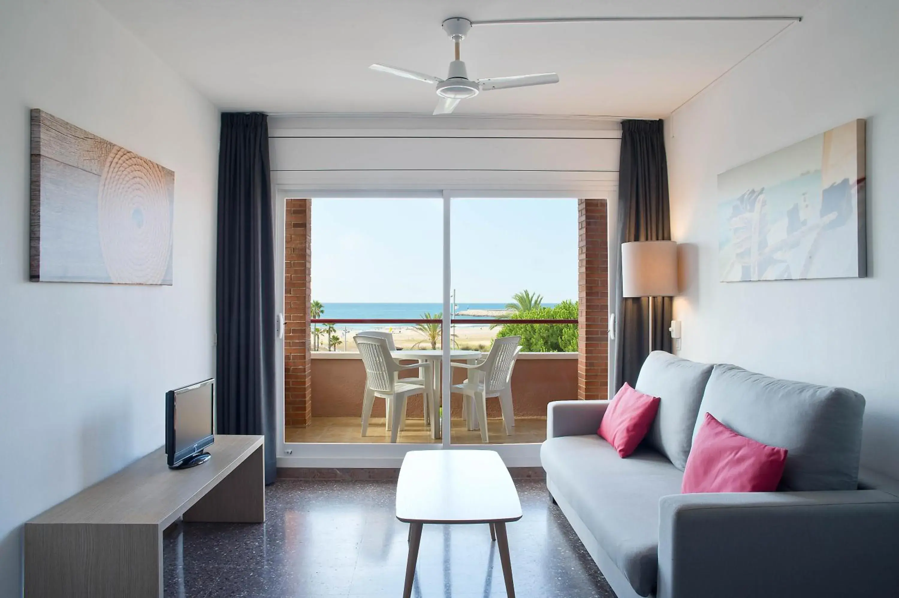 Living room in Pierre & Vacances Comarruga Living room in Pierre & Vacances Comarruga